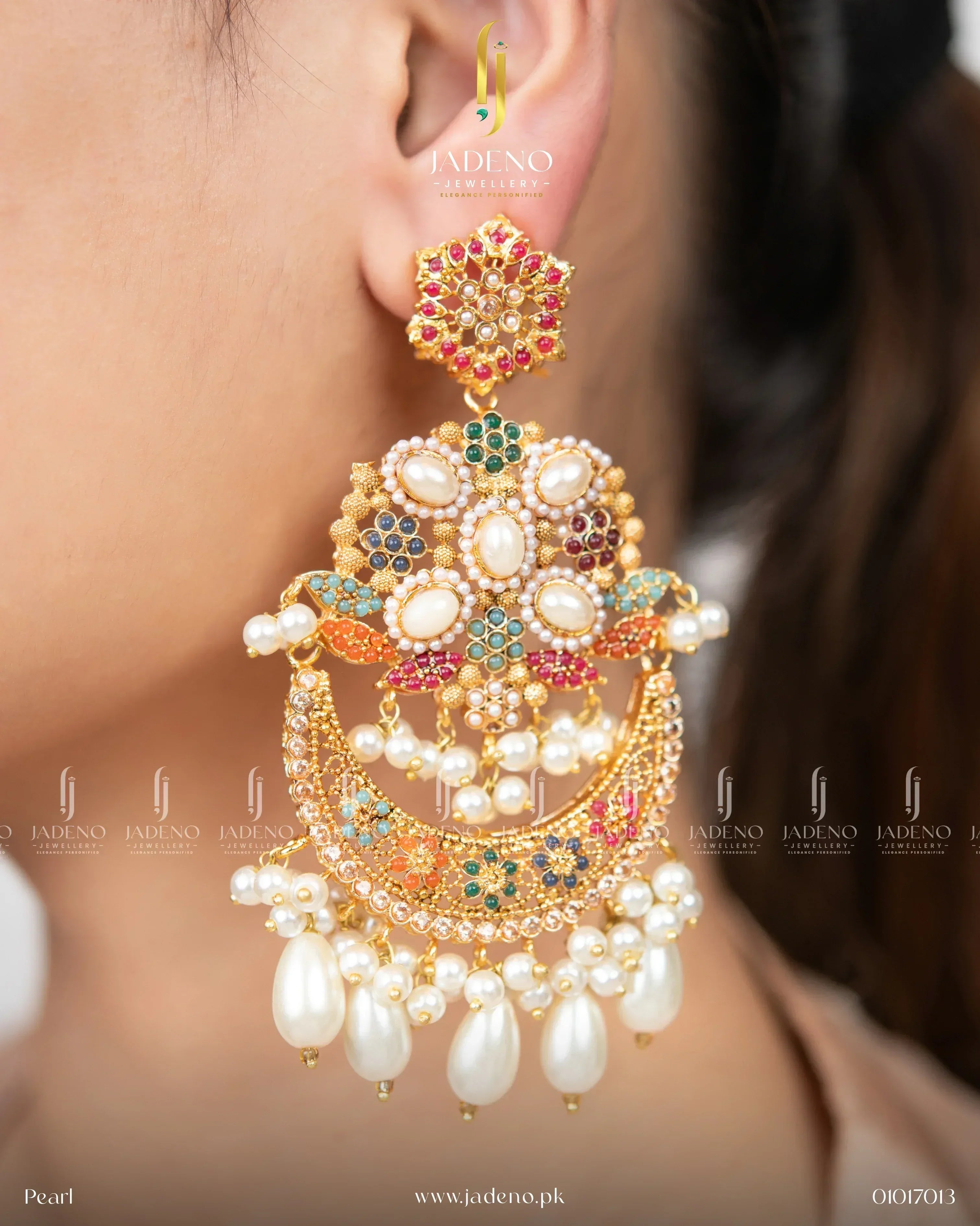 "Beautiful Manahee Earrings - Jadeno"
