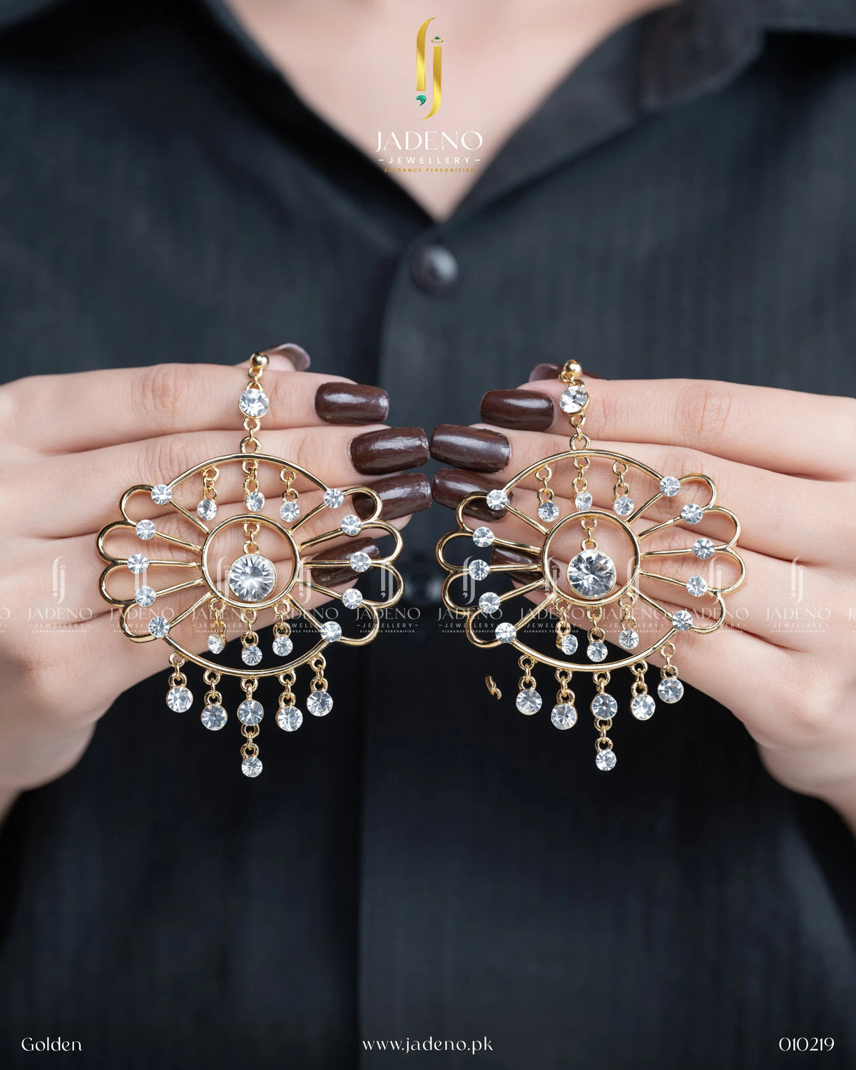 "Big Pamela Earrings - Jadeno"