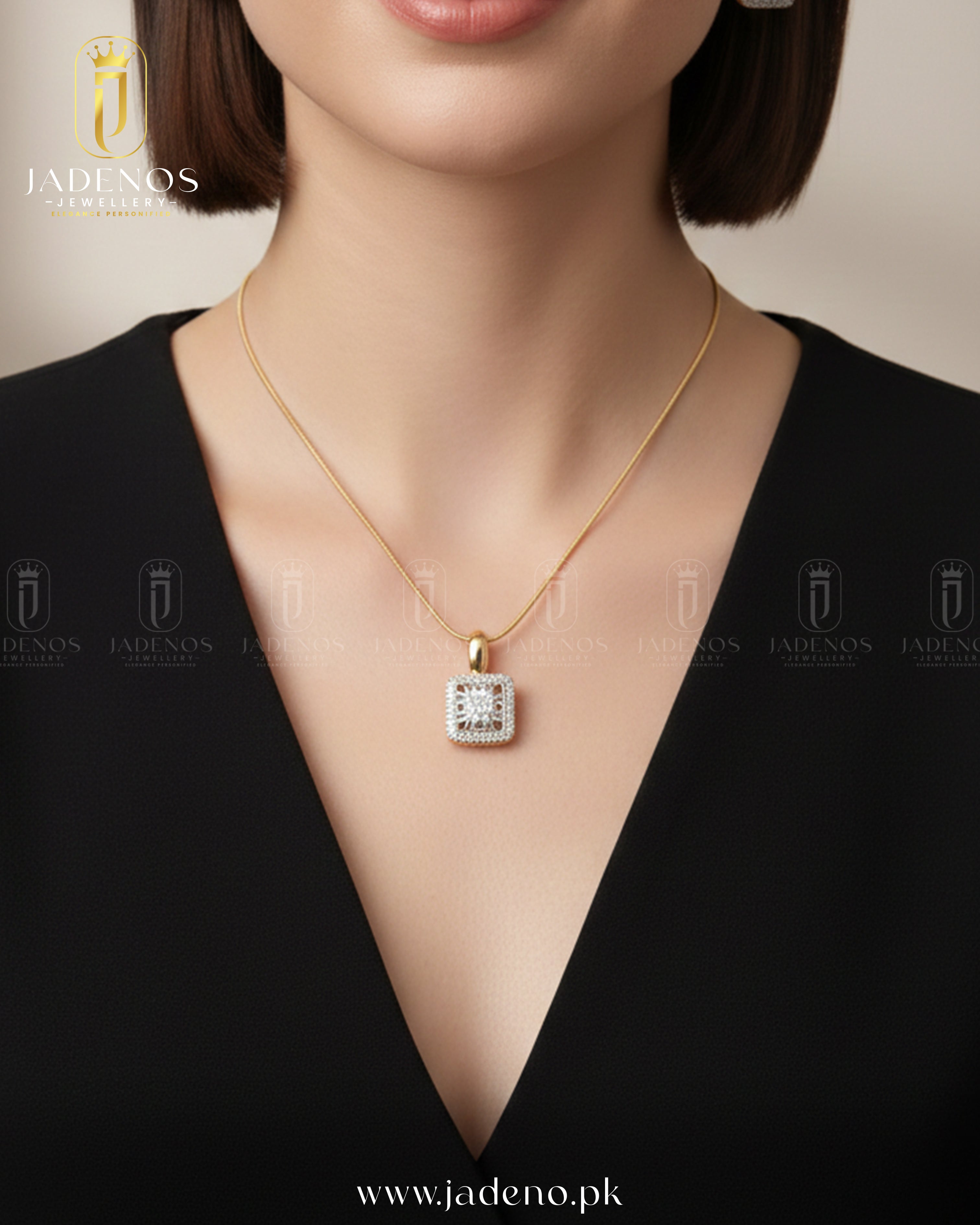 The ZIVA Gold Plated Combo Set with Adjustable Ring