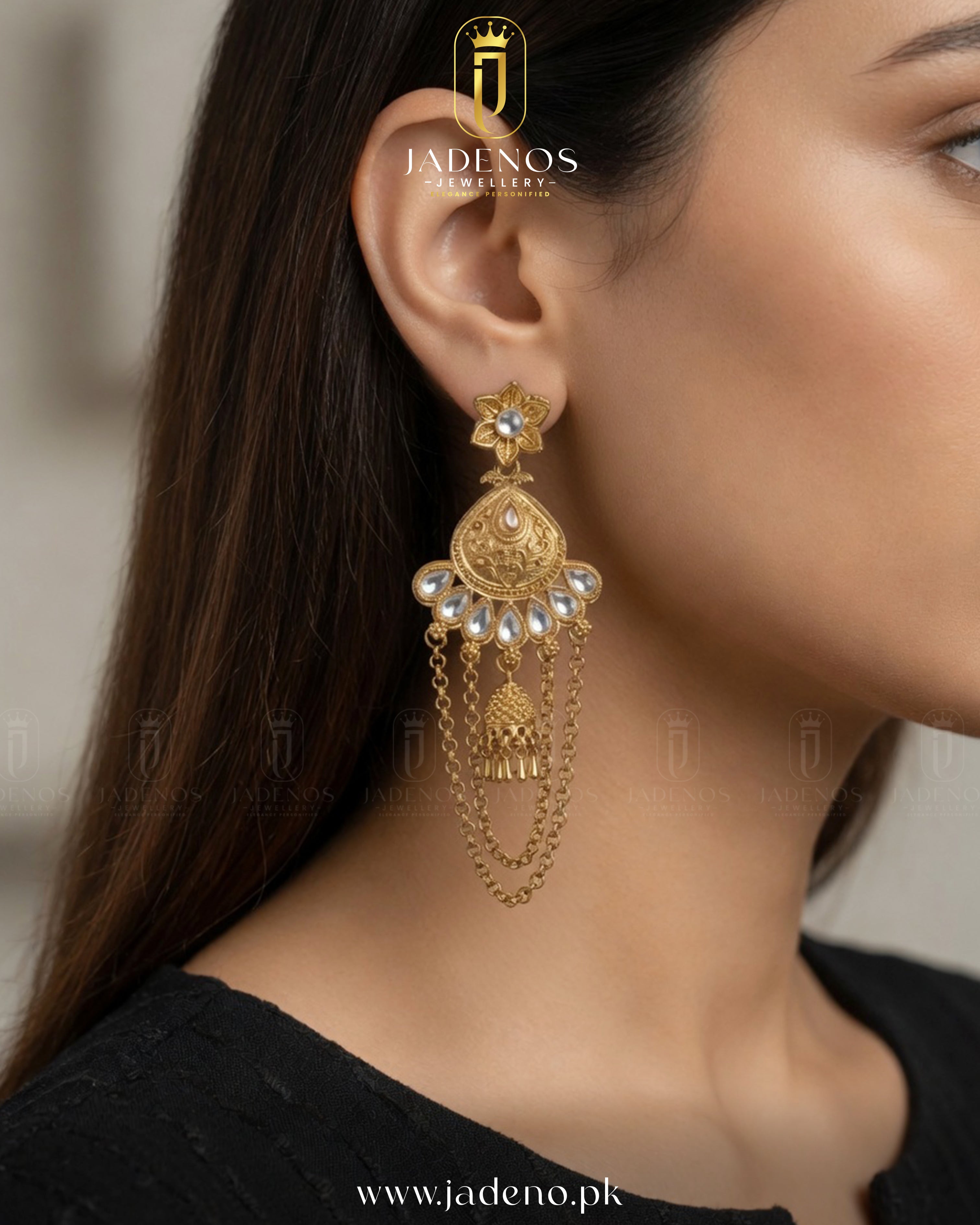 The Elara Kashmiri Earrings