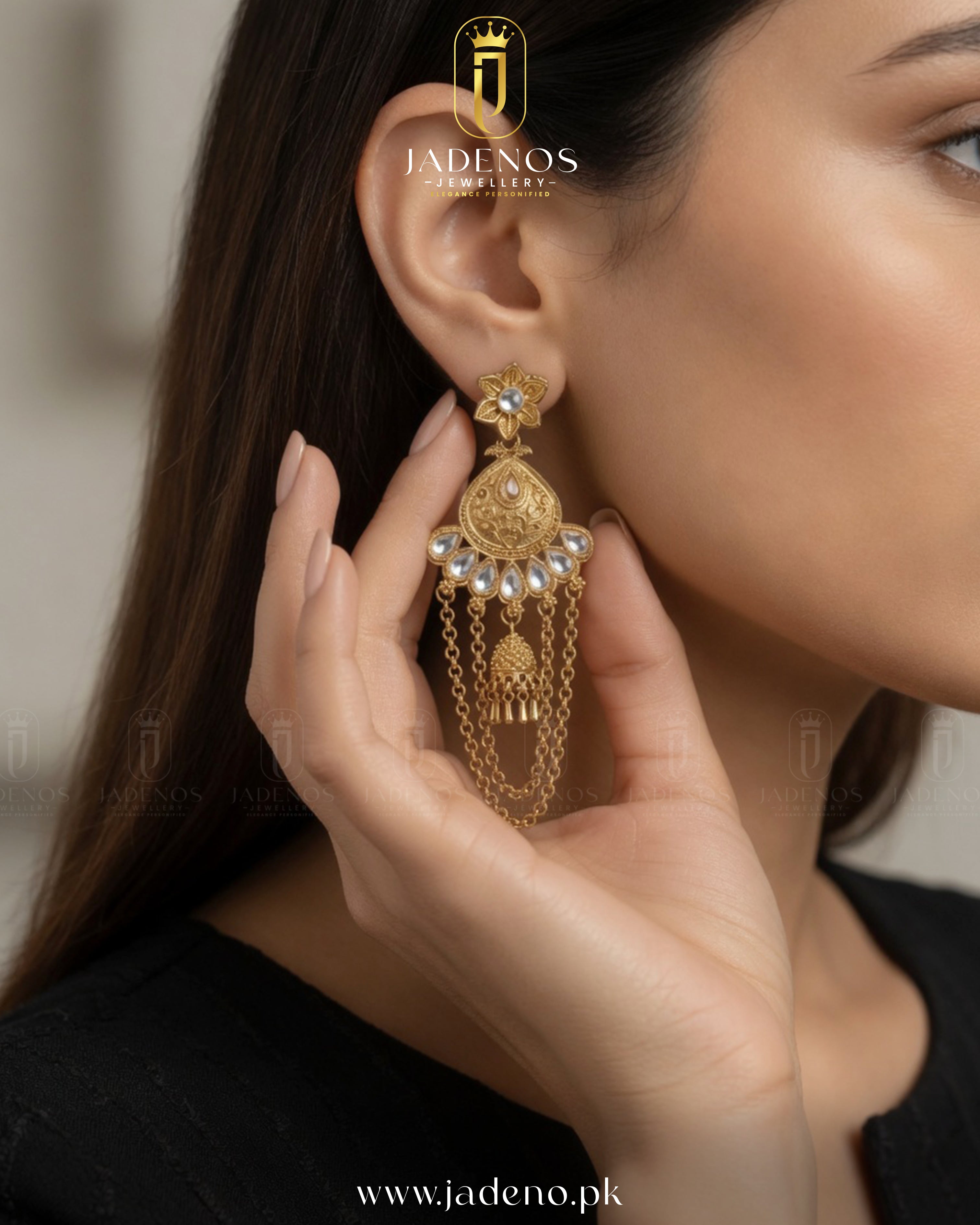 The Elara Kashmiri Earrings