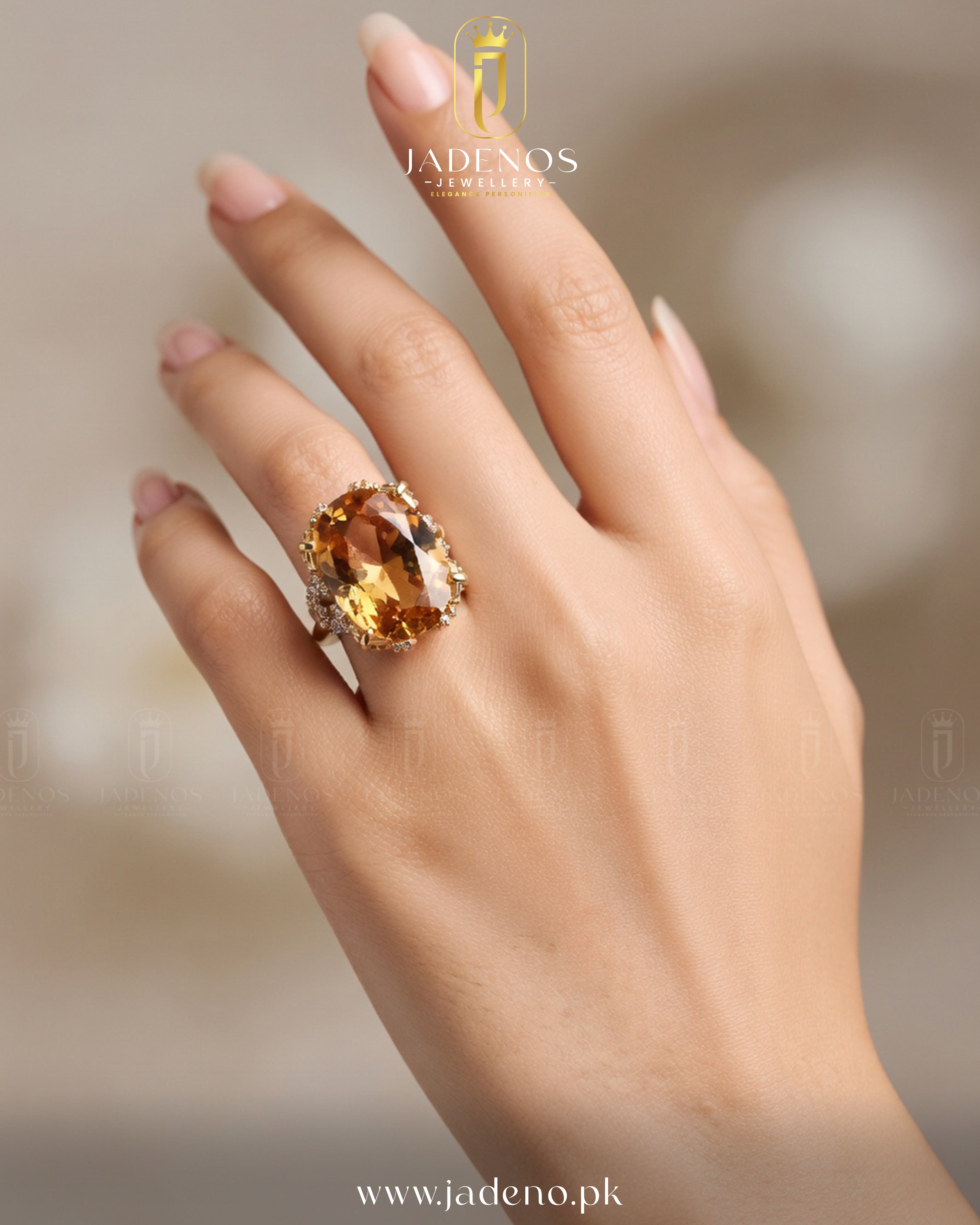The Zaria's Statement Adjustable Ring