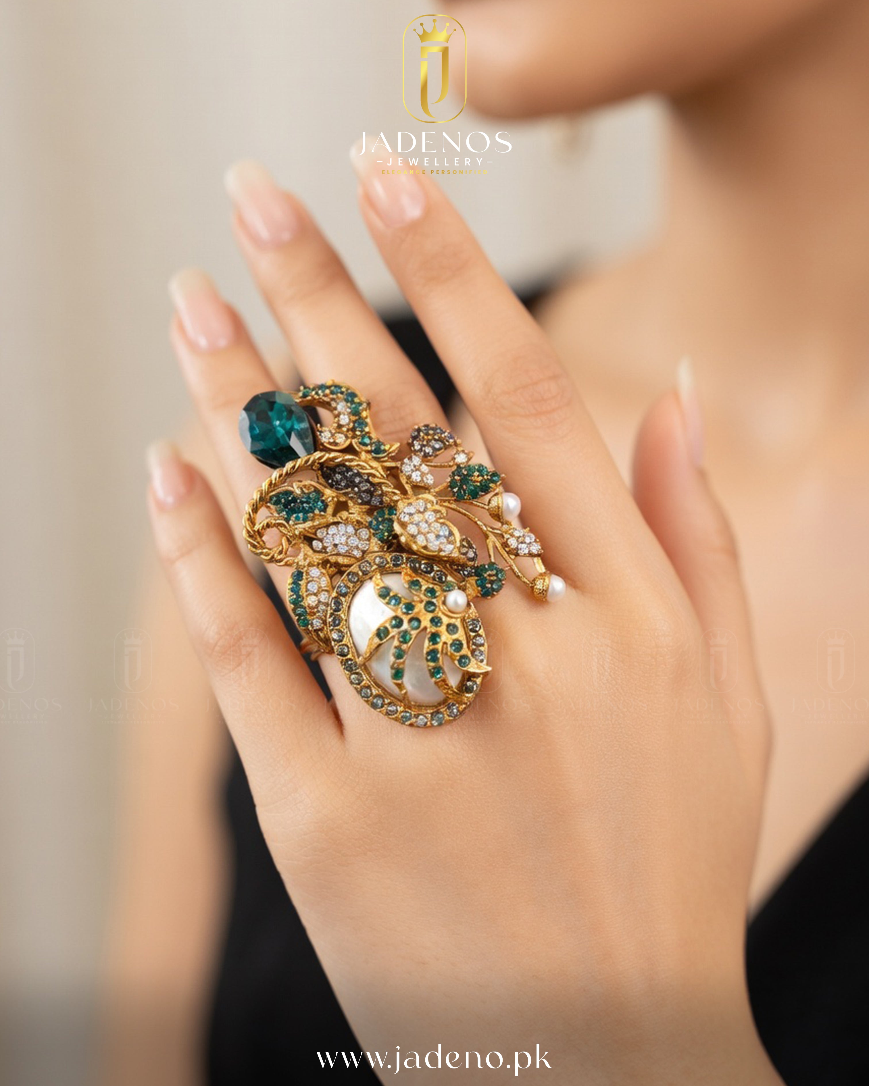 The Designer's Turkish Aura Adjustable Ring
