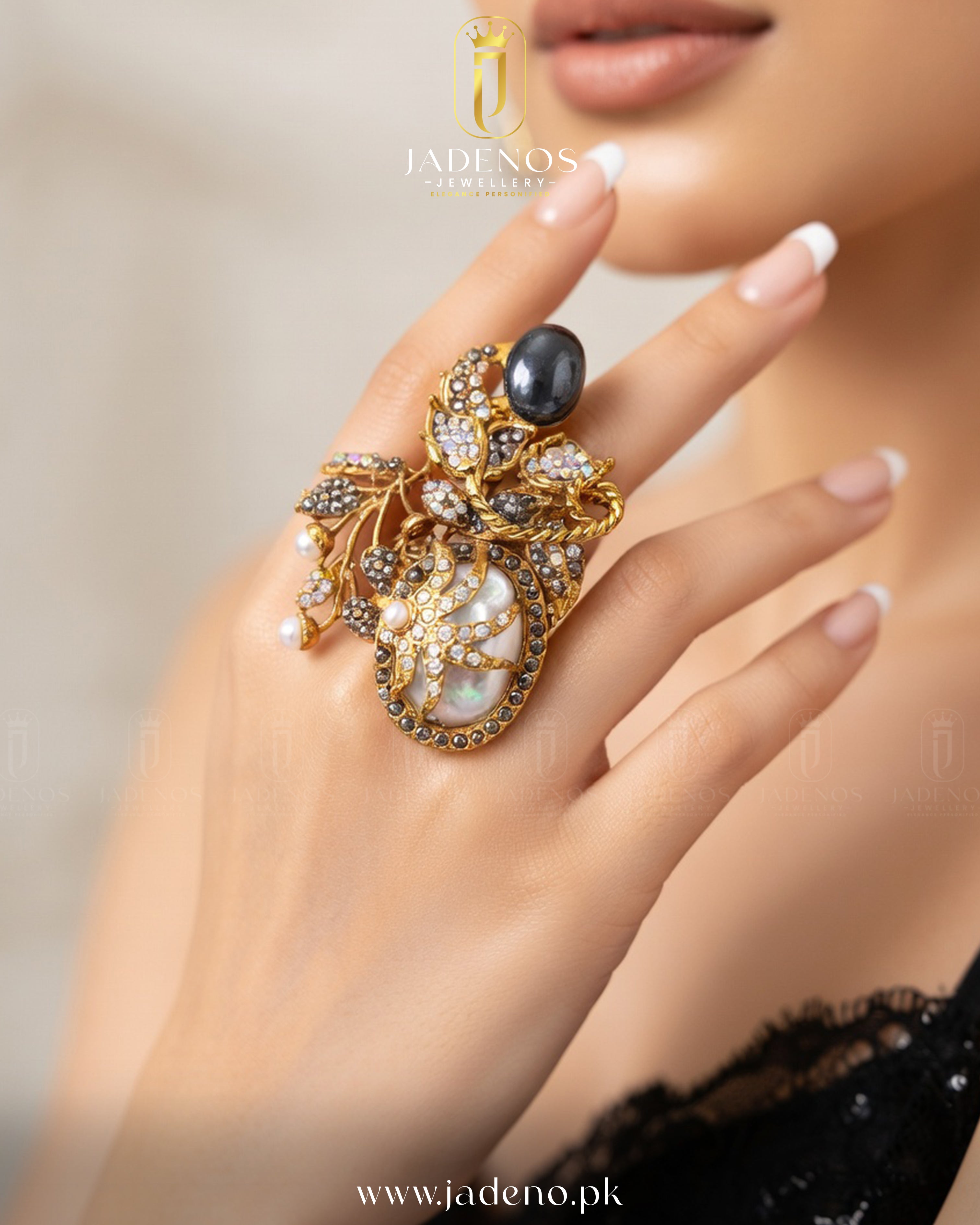 The Designer's Turkish Aura Adjustable Ring