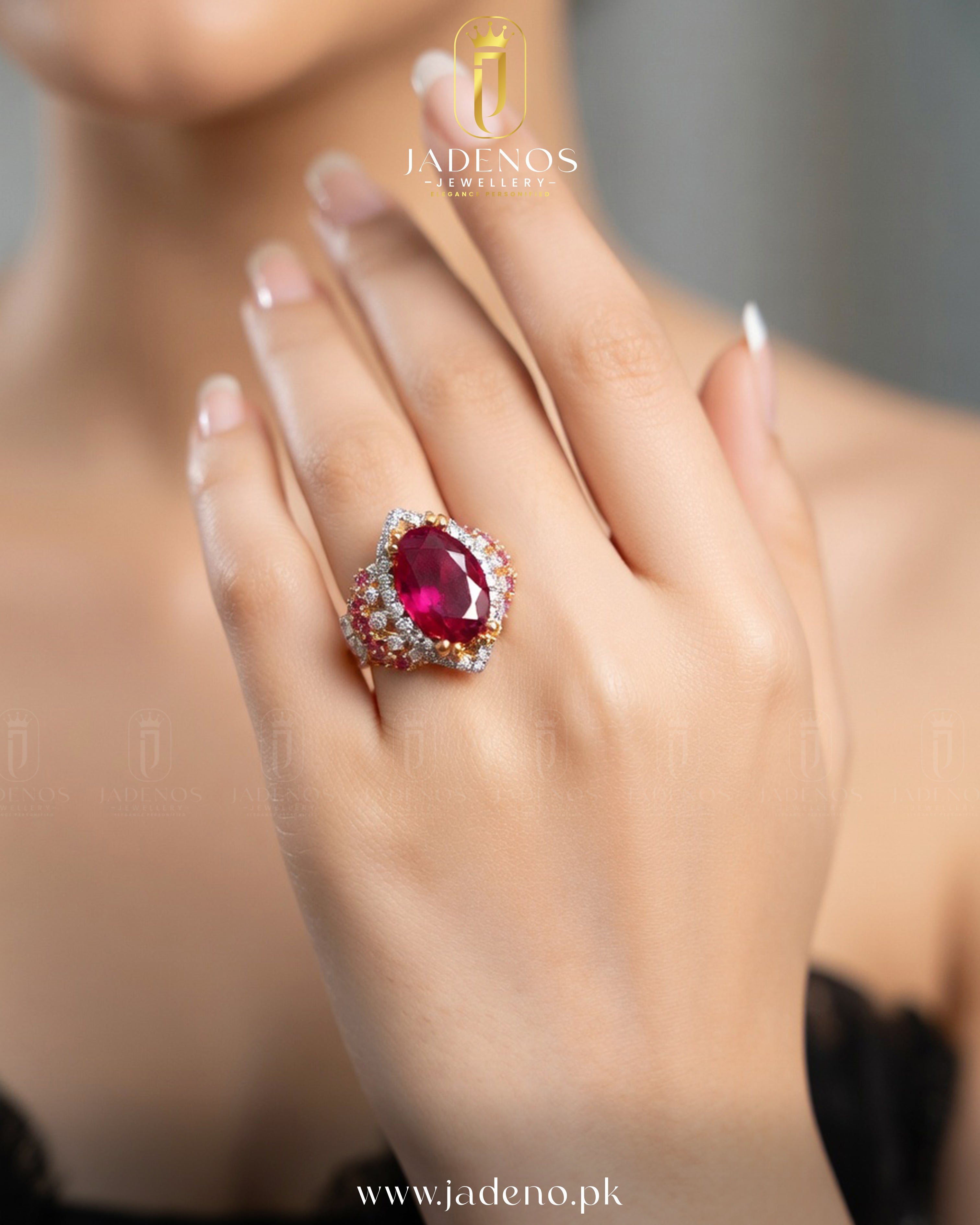 The Sultana's Aura Adjustable Ring