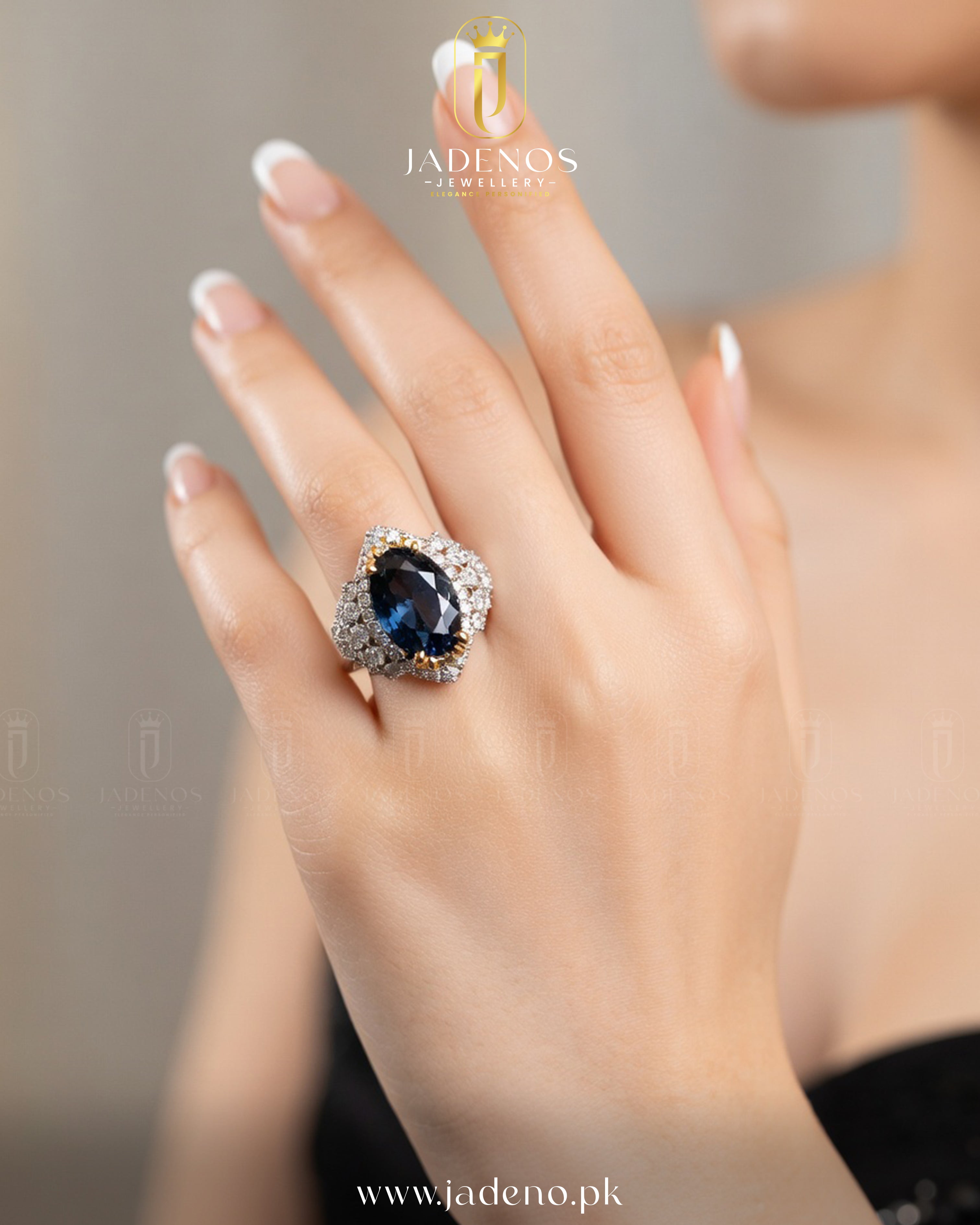 The Sultana's Aura Adjustable Ring