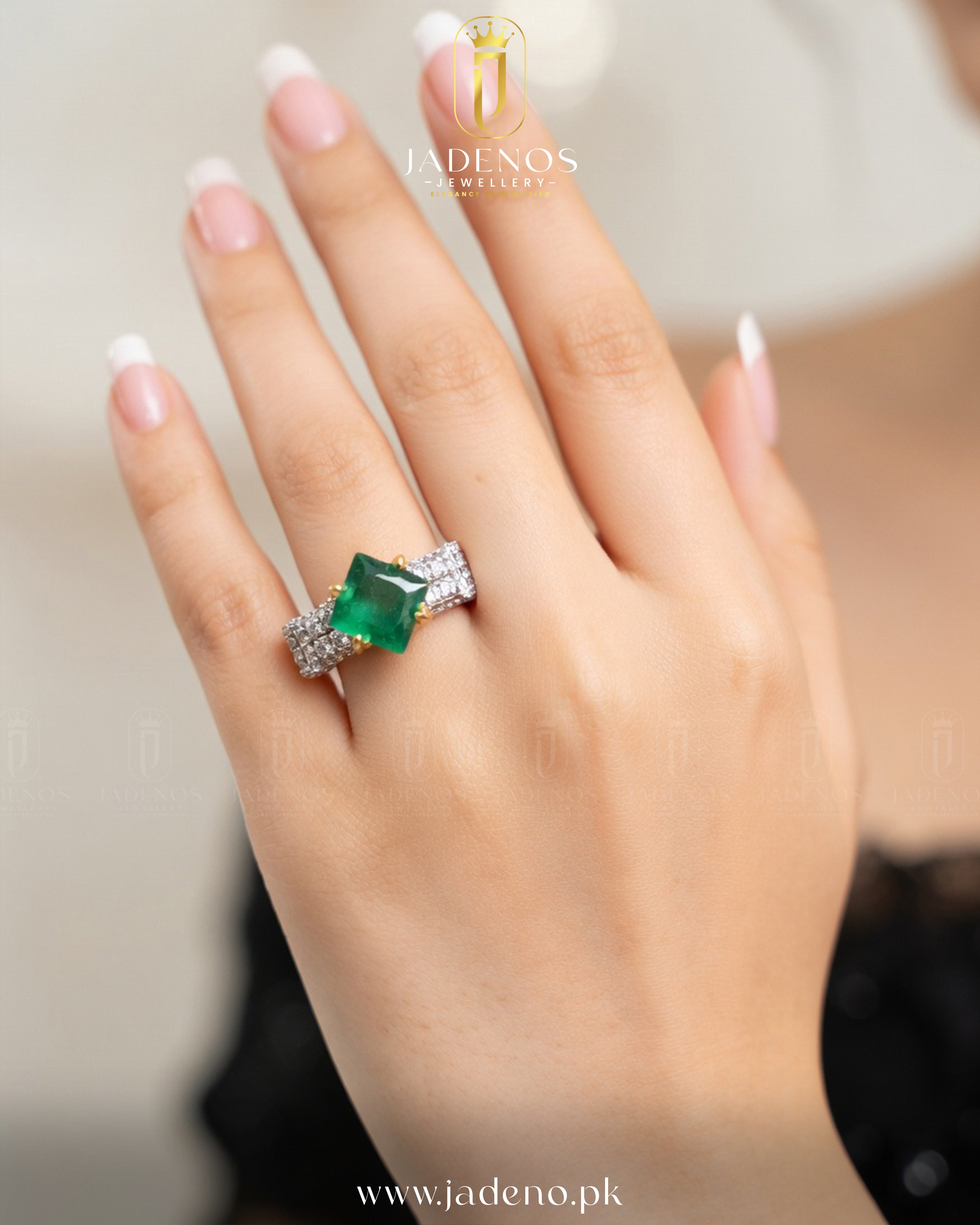 The Ornella Gem Adjustable Ring
