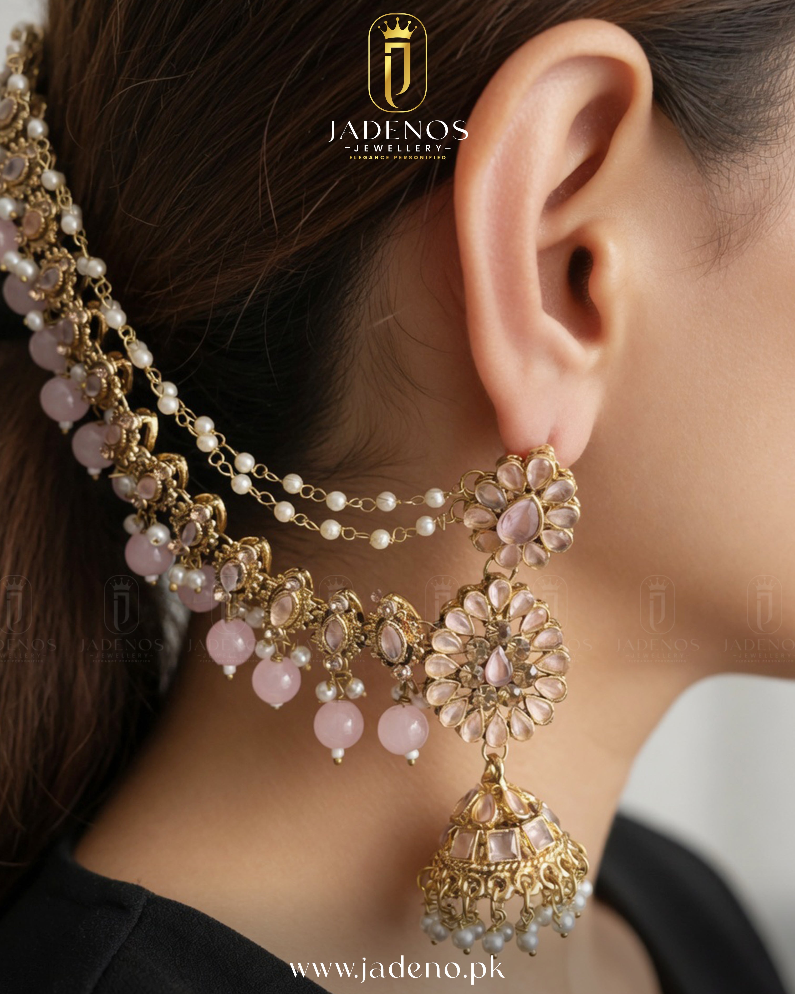 The Mehr Gul Sahara Earrings With Tika