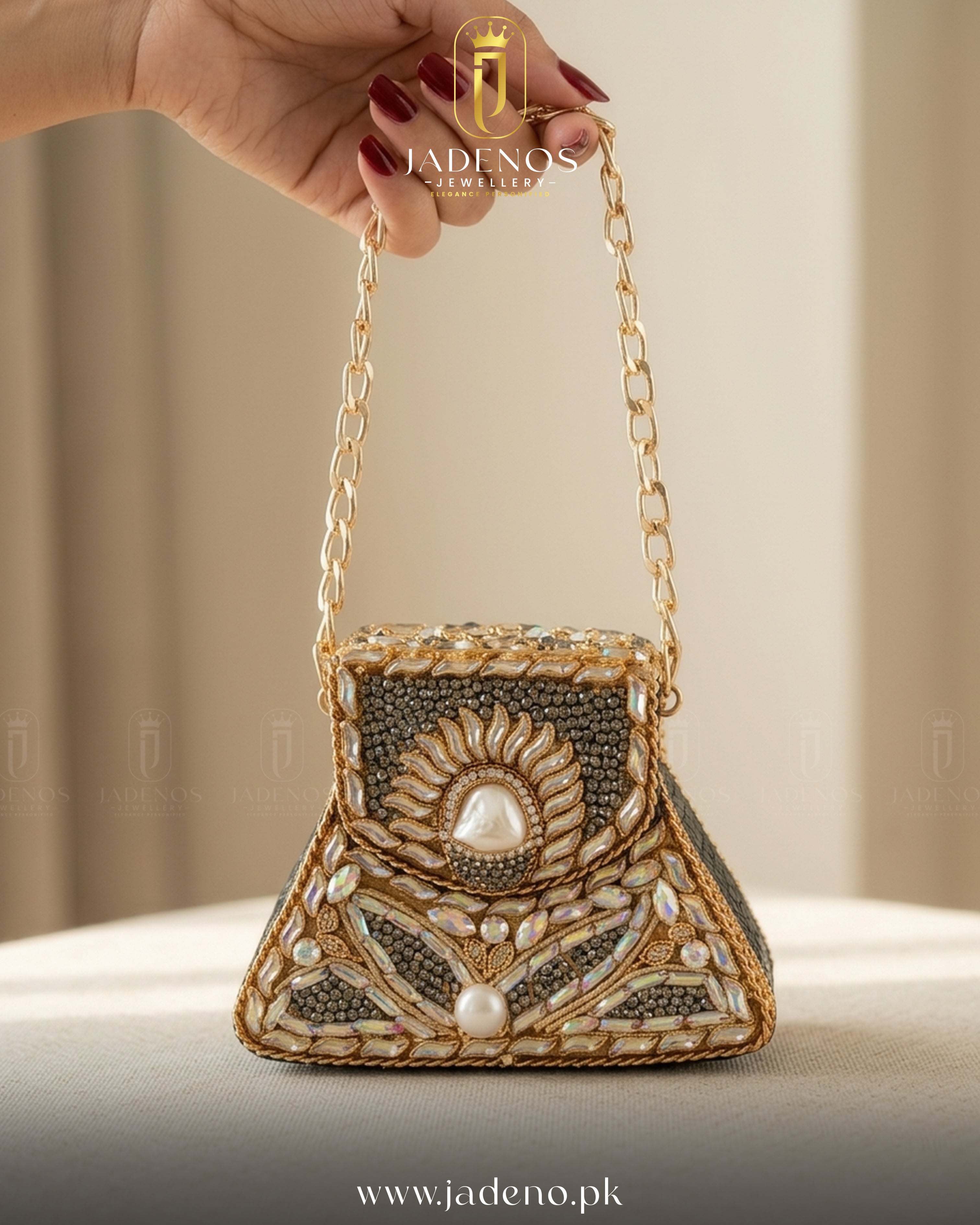 The Seraphine Crystalia Vault Clutch