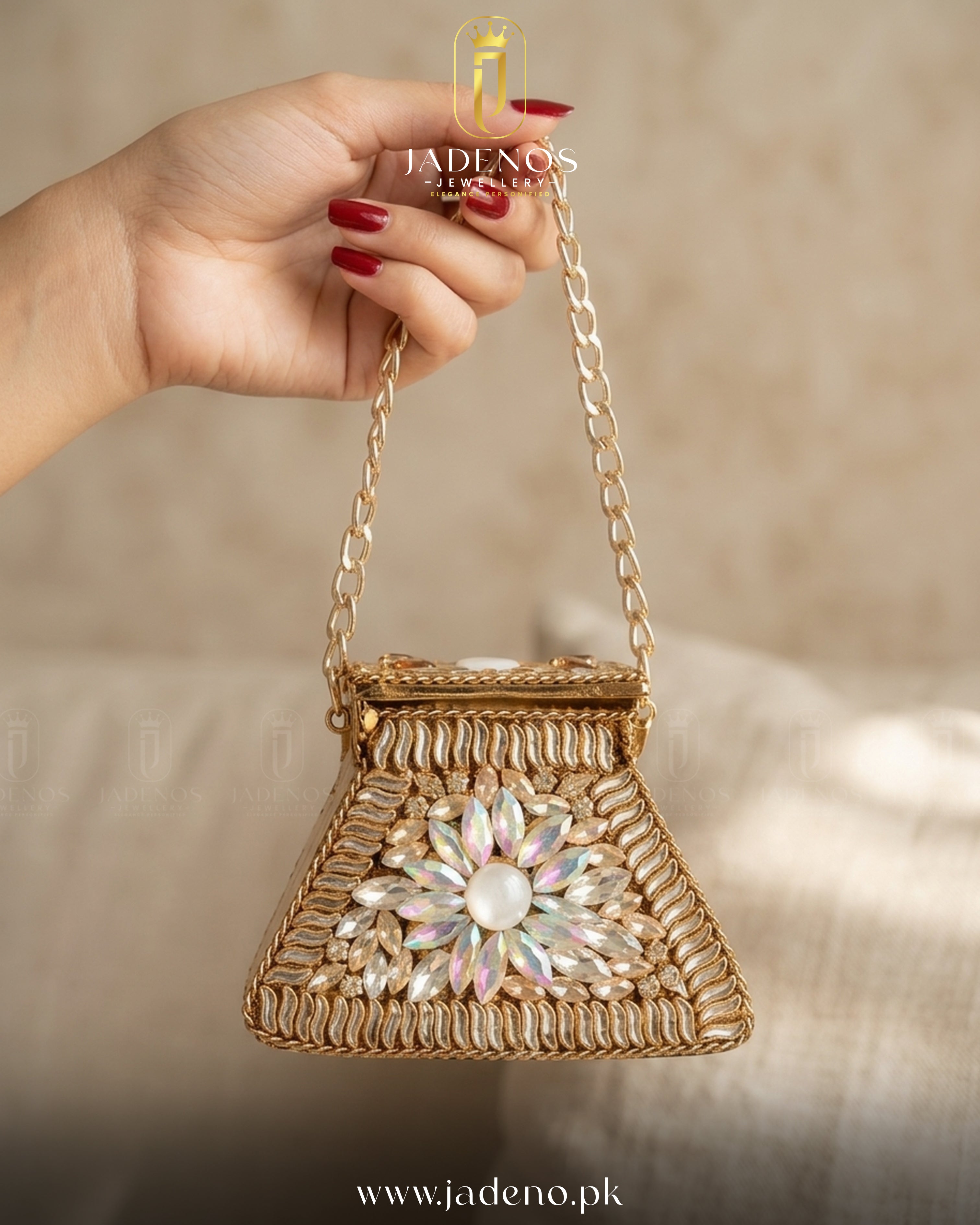 The Seraphine Crystalia Vault Clutch