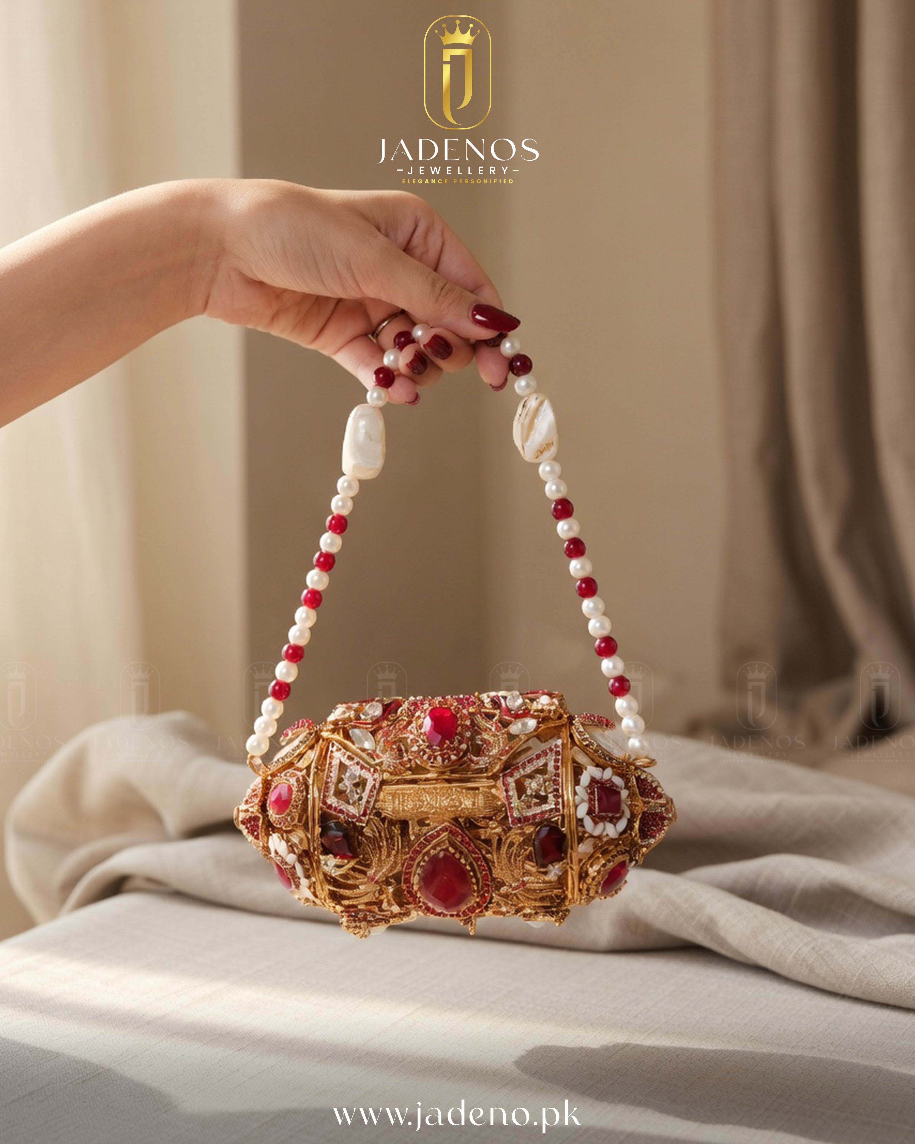 The Exclusive Verdant Jewel Clutch