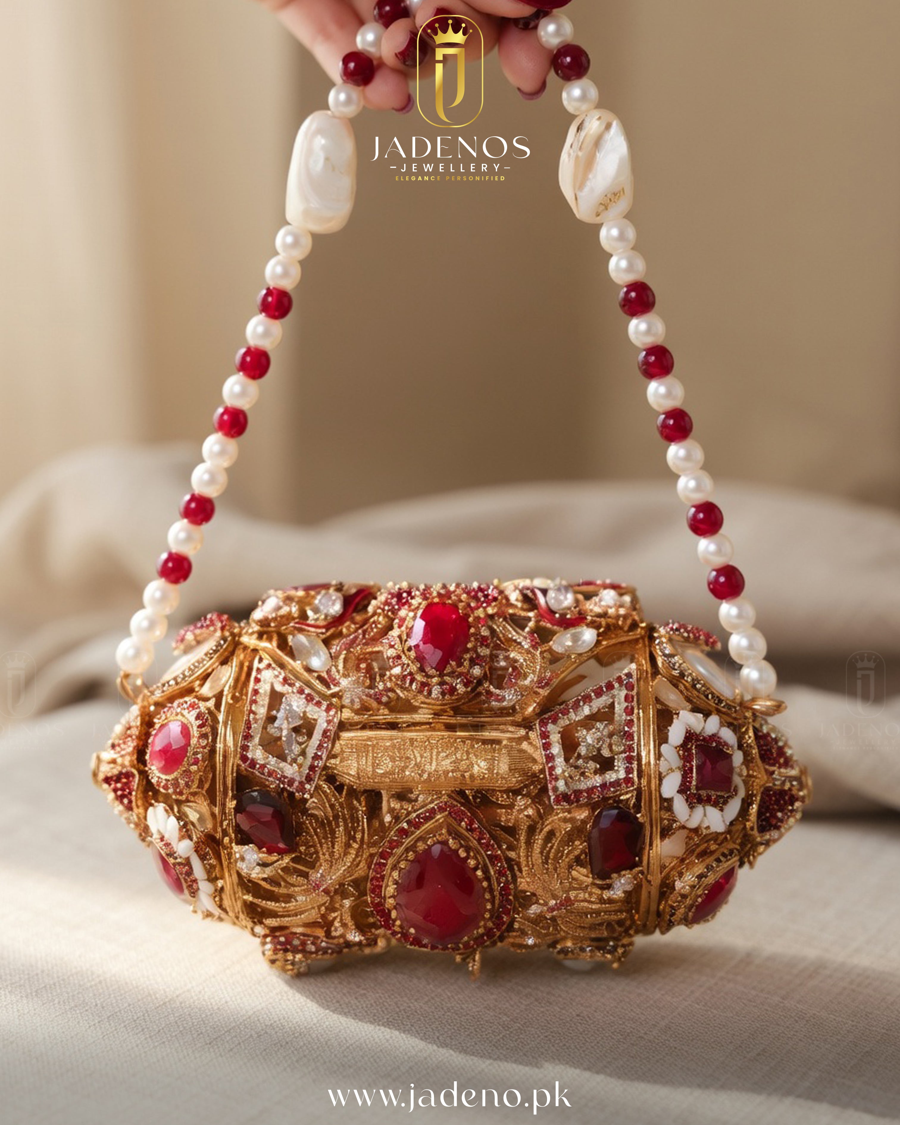 The Exclusive Verdant Jewel Clutch