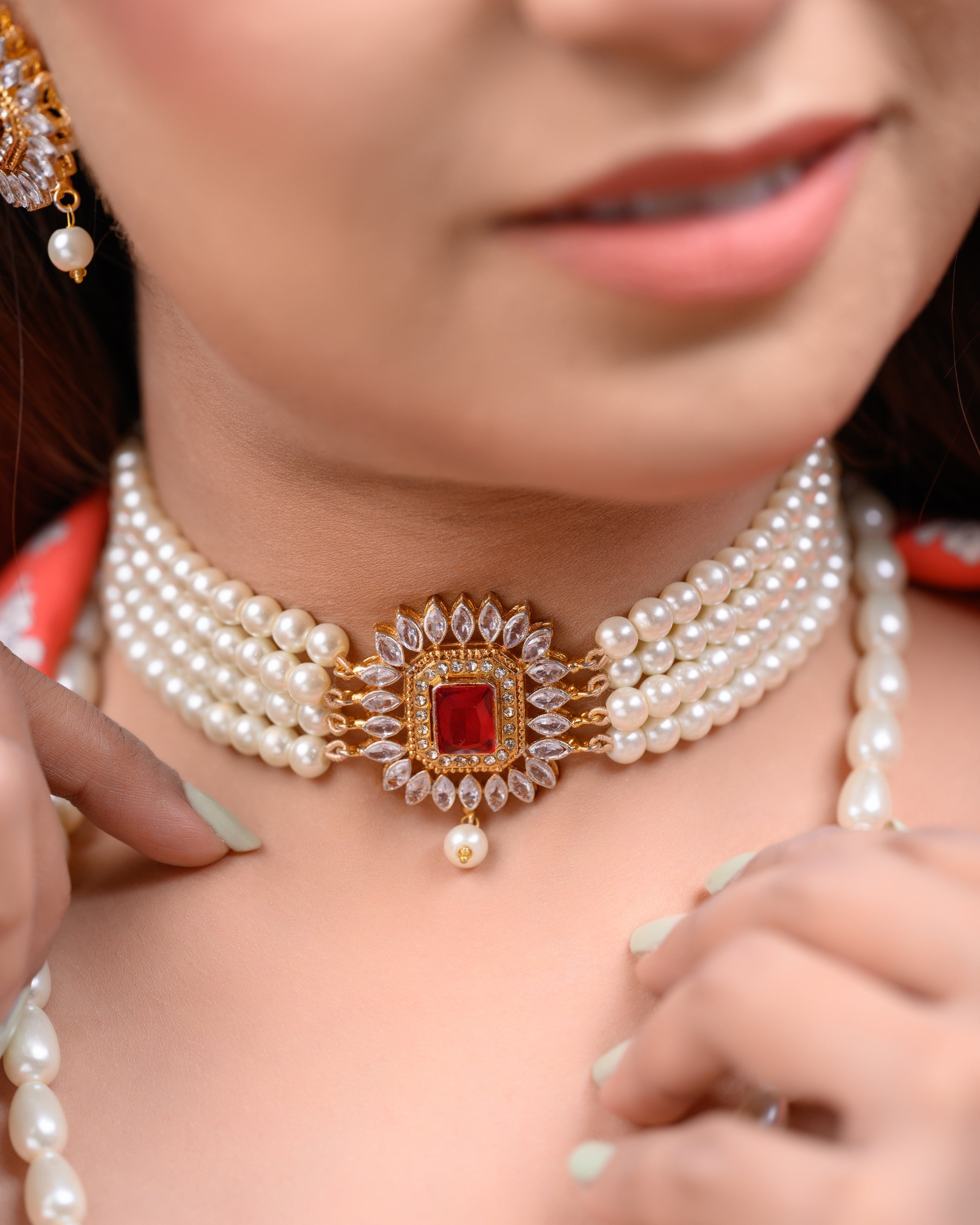 Classy Choker set with Mala and Tikka