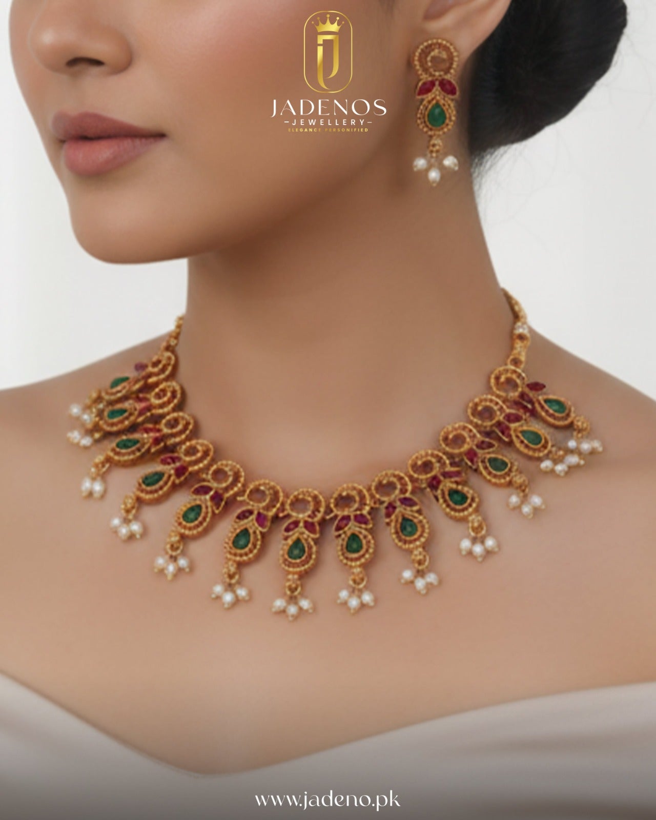 Zeenat-e- Ada Necklace Set