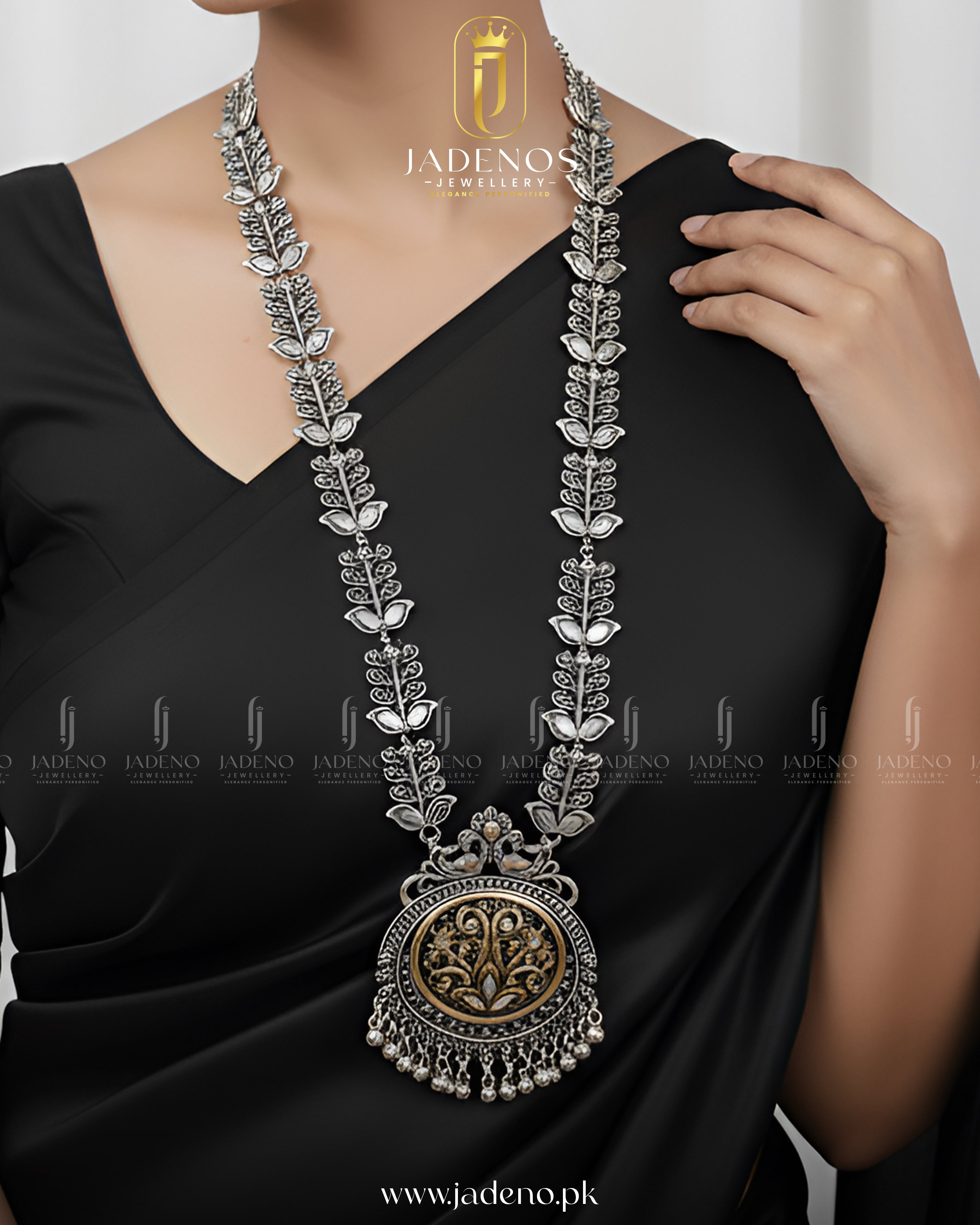 The Mughal Mystic Oxidised Maala