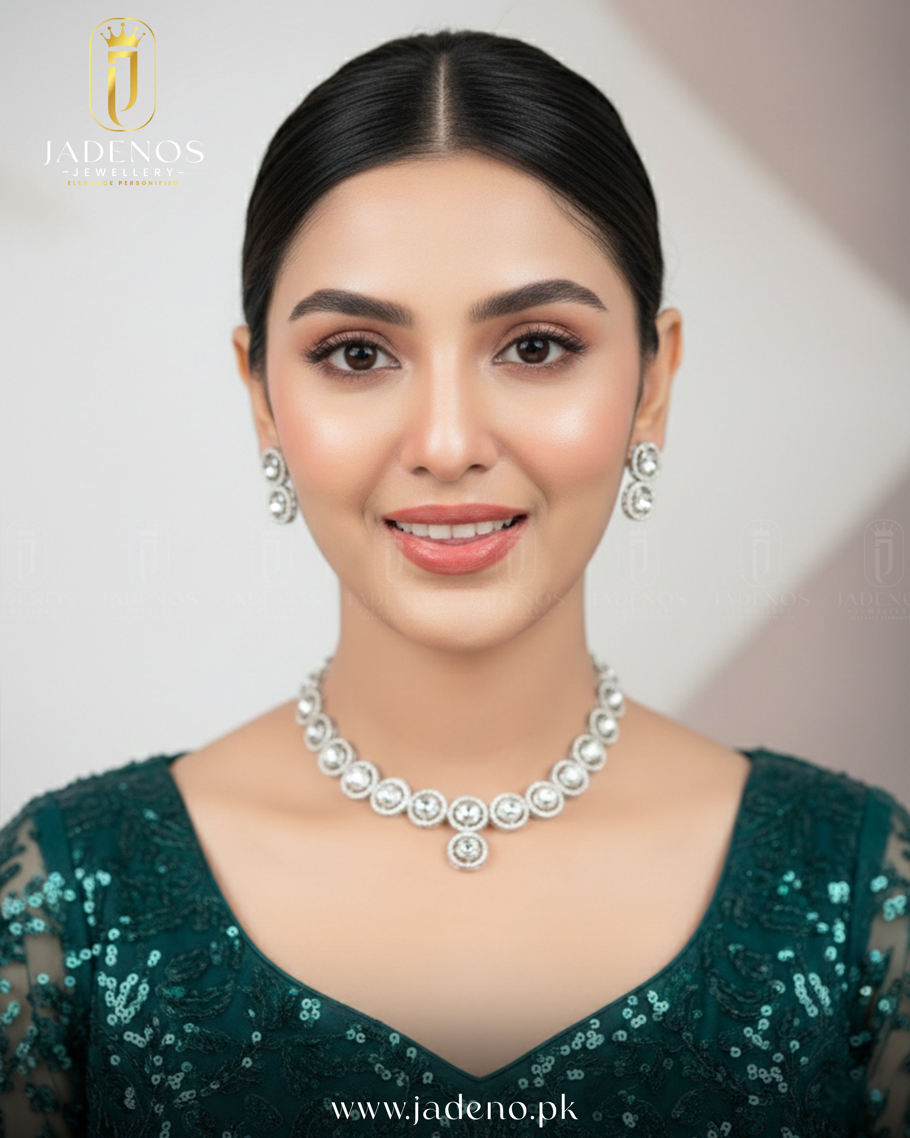 The Aurelia Crystal Drop Necklace