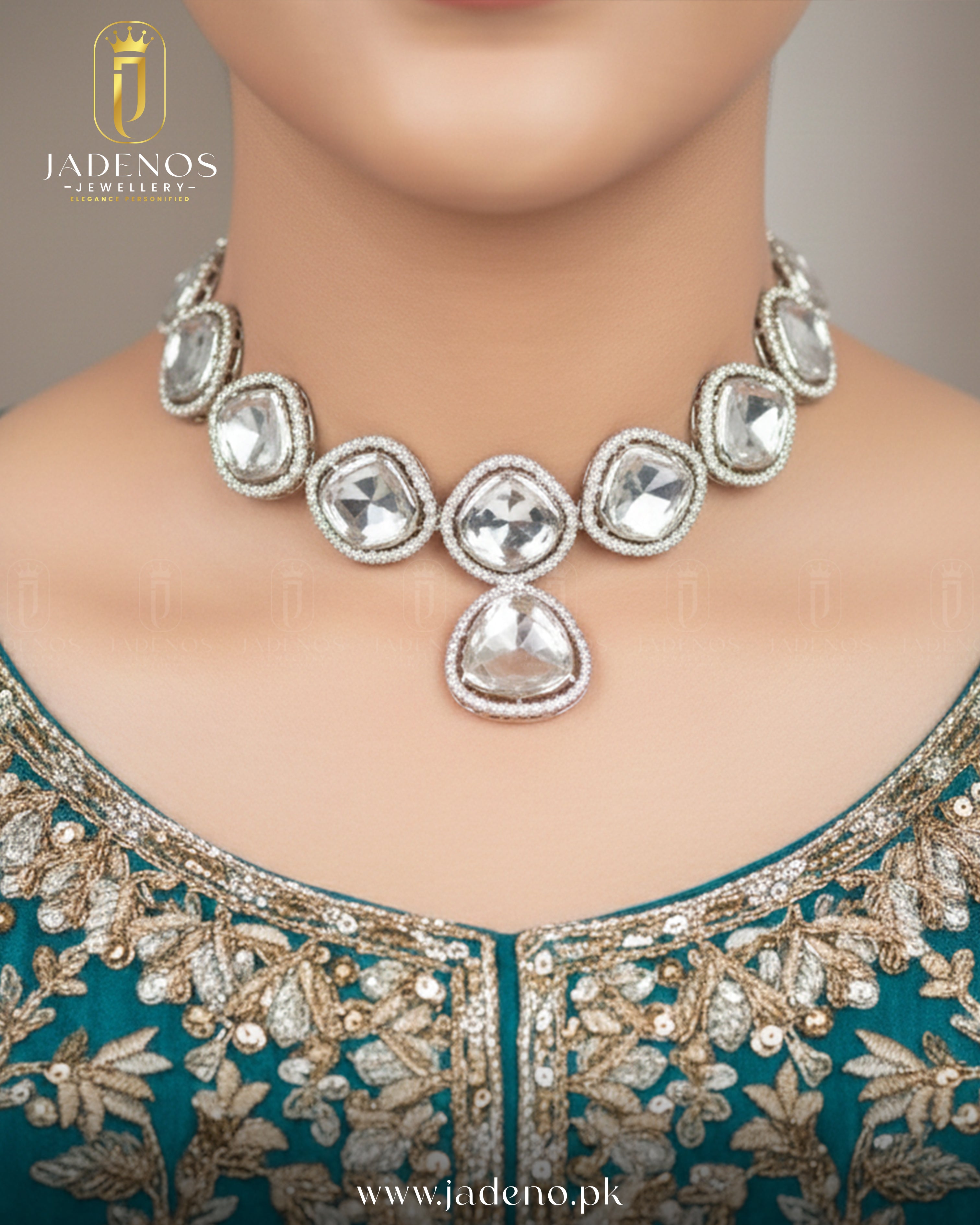 Pure Indian Velora Uncut Kundan Set