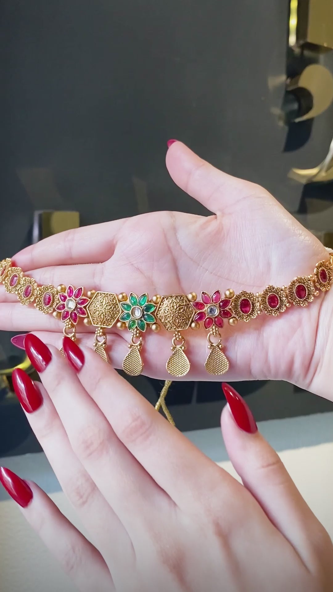 Gold Look a Like Rajwada Choker