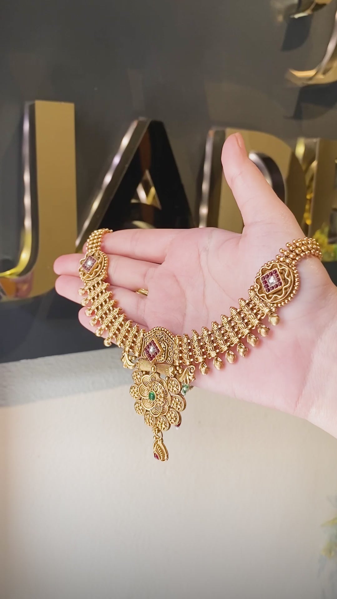 The Rajdarbar Rajwadi Necklace Set