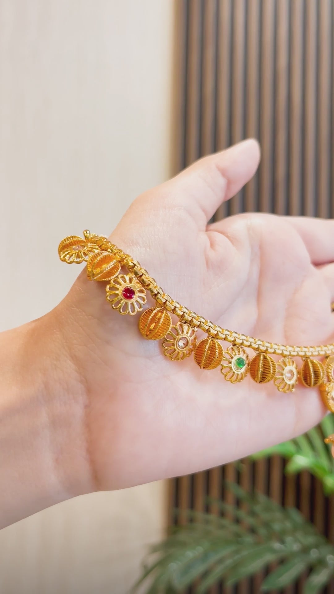 South Indian Elara Luxe Necklace Set