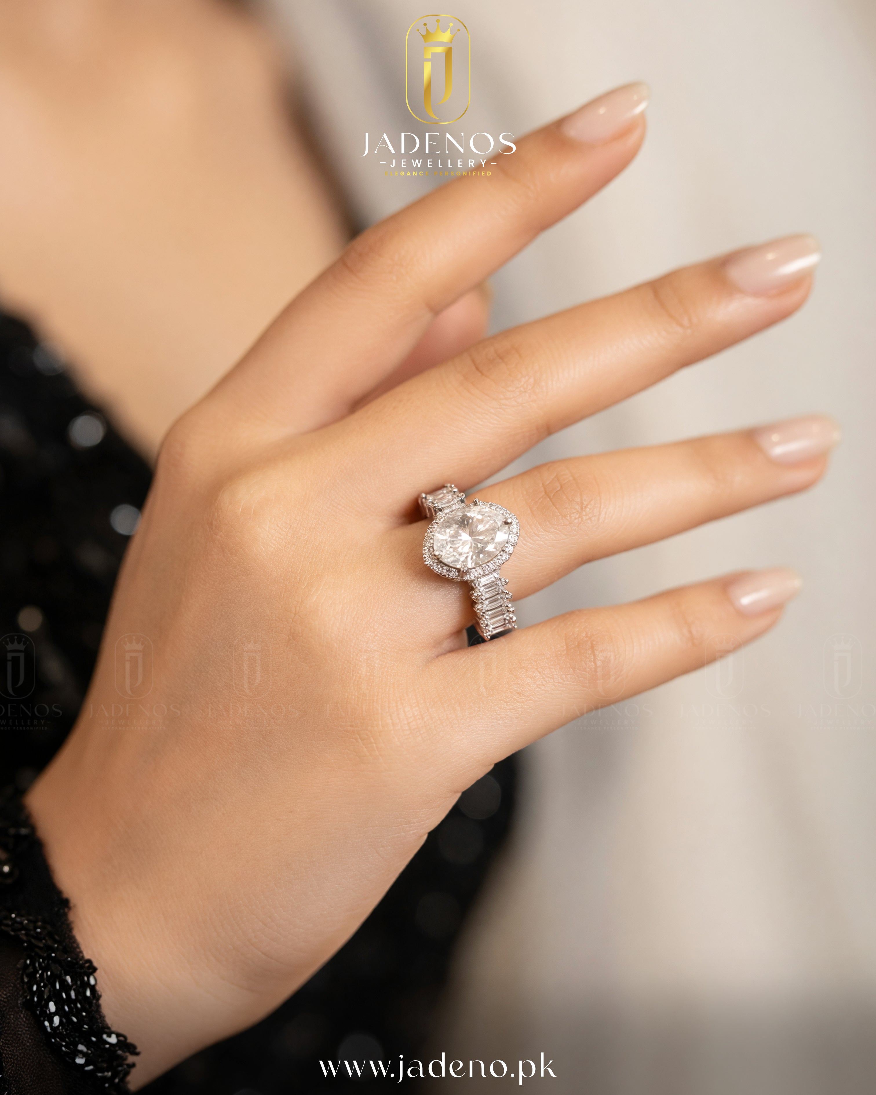 Awesome American Diamond Zircon Ring