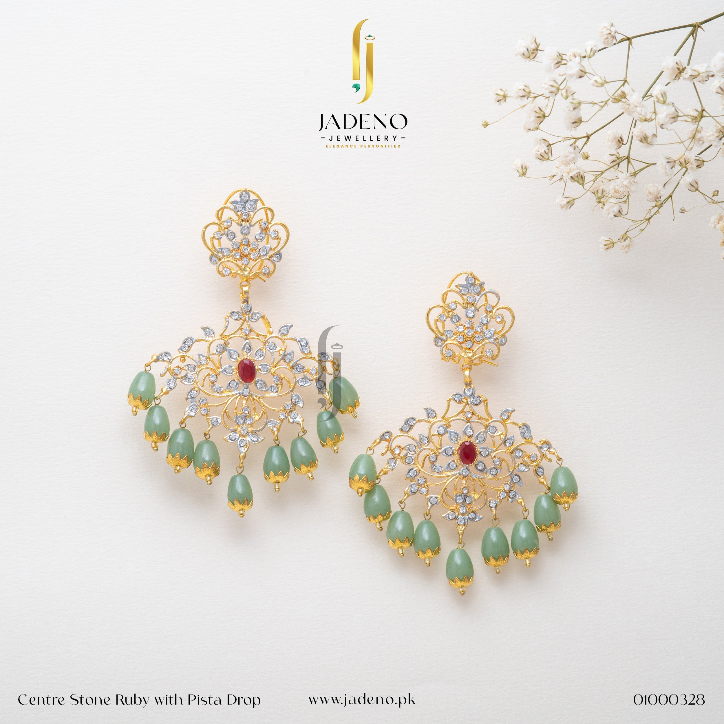 Buy Stunning Sunflower Earrings Online in Pakistan | Jadeno.pk