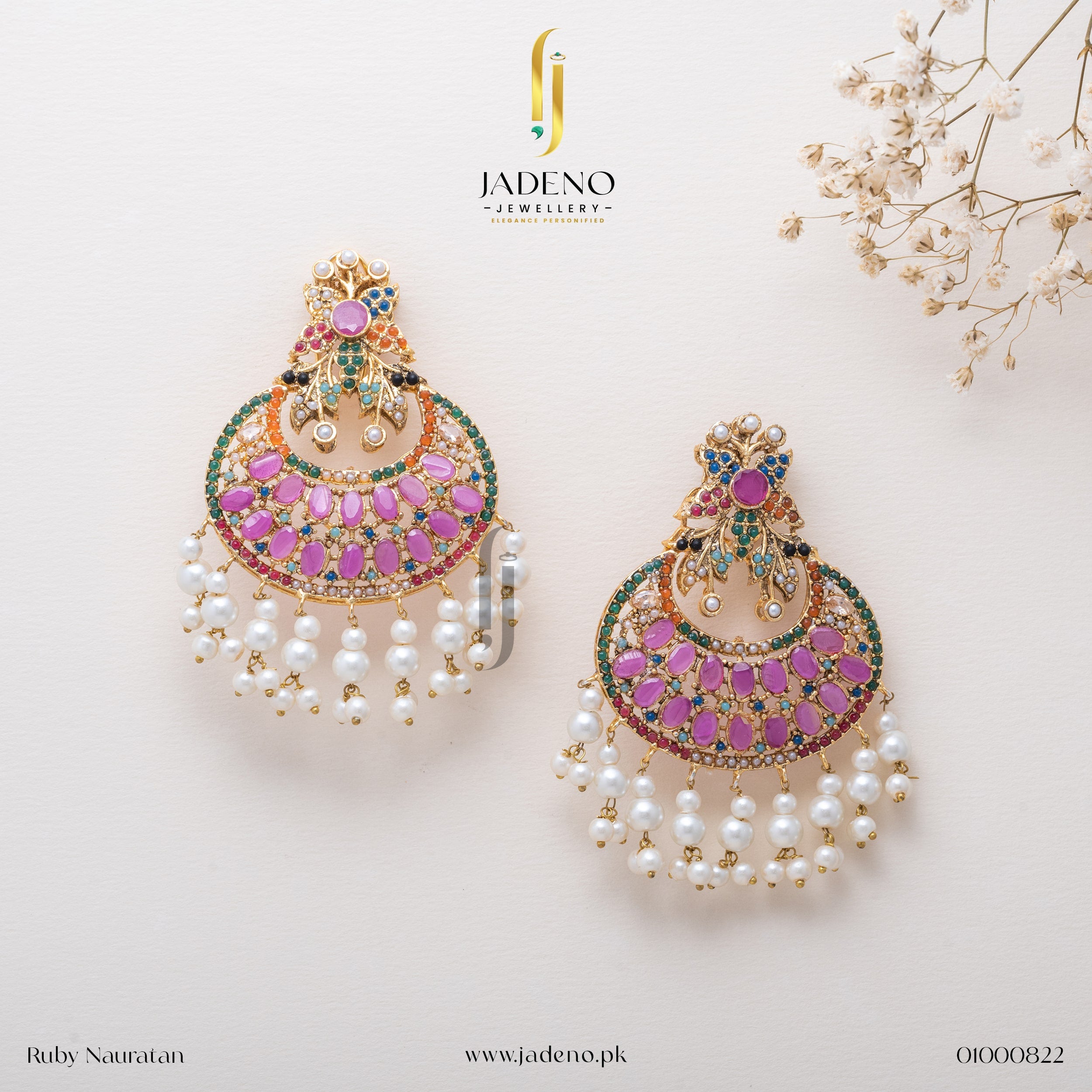 Buy Charming Polki with Nauratan Online in Pakistan | Jadeno.pk