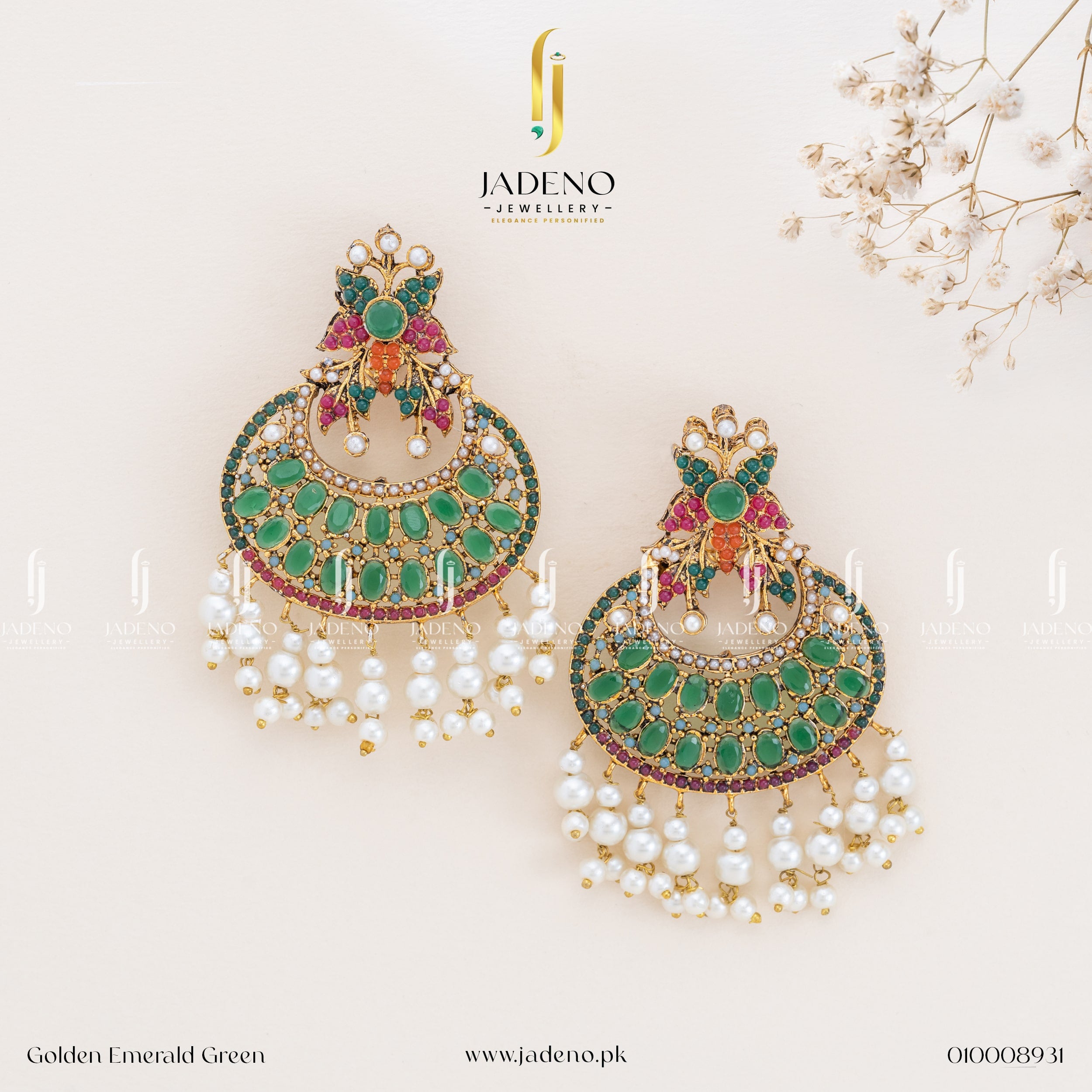 Buy Charming Polki with Nauratan Online in Pakistan | Jadeno.pk