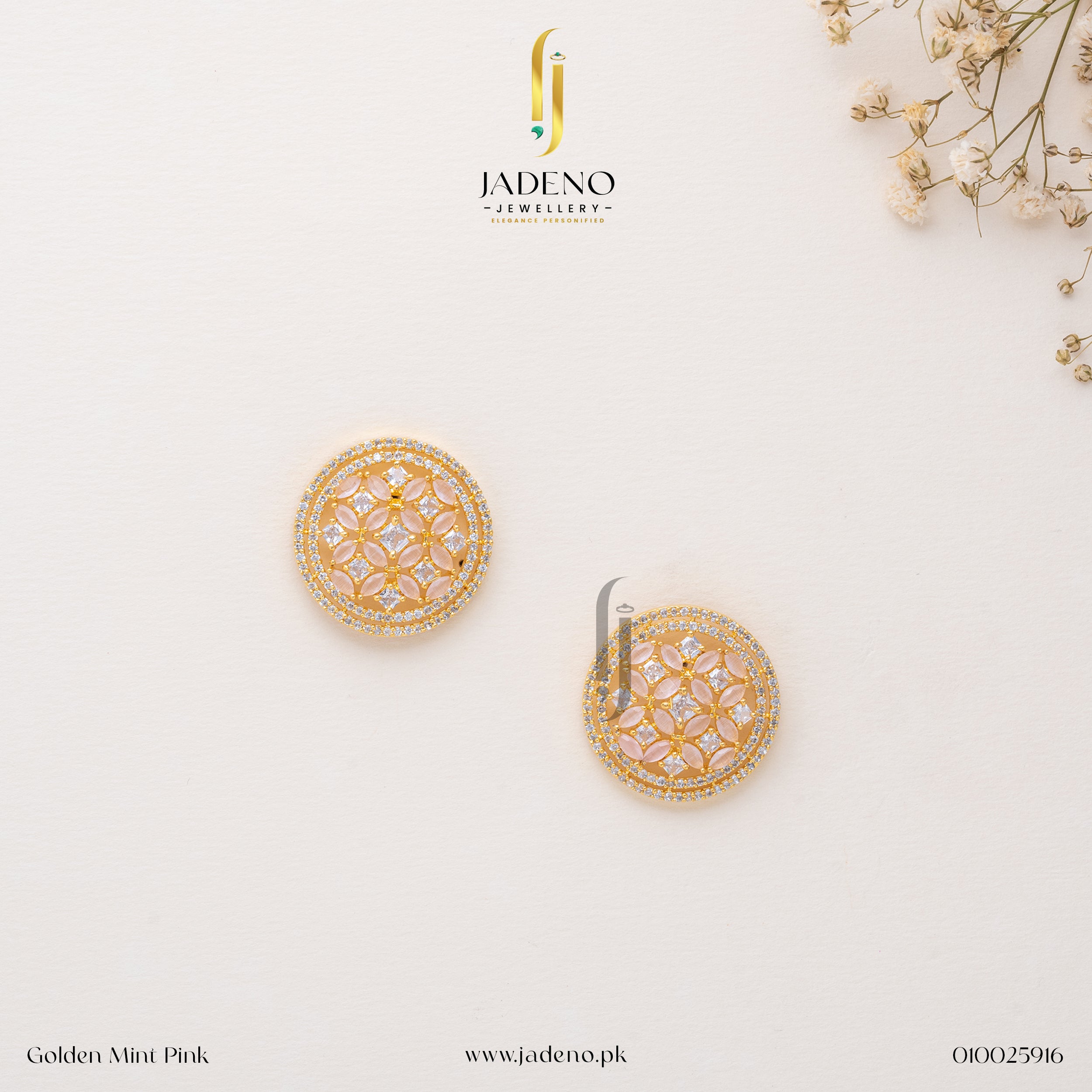 Buy Bewitching American Diamond Studs Online in Pakistan | Jadeno.pk