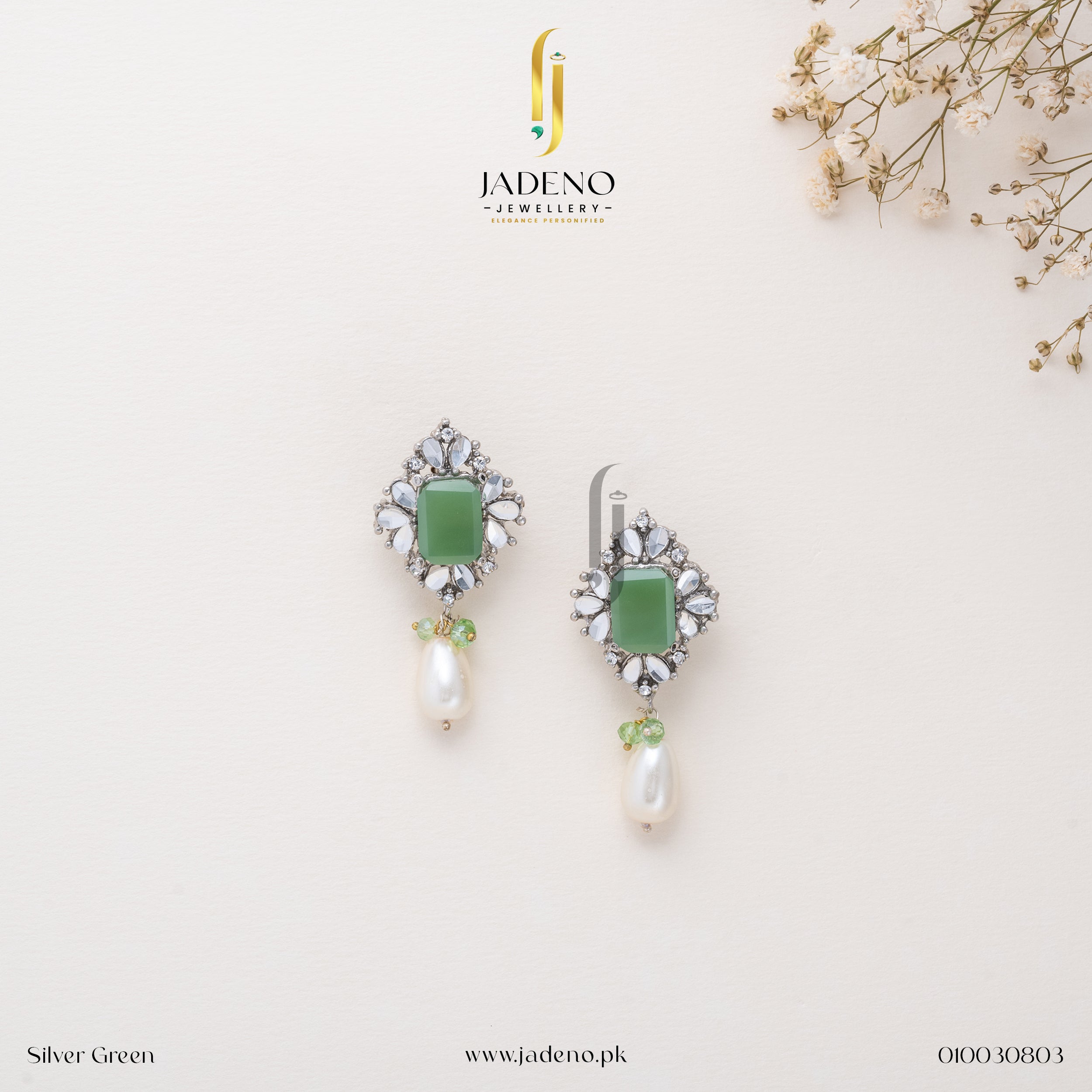 Buy Wondrous Kundan Studs Online in Pakistan | Jadeno.pk