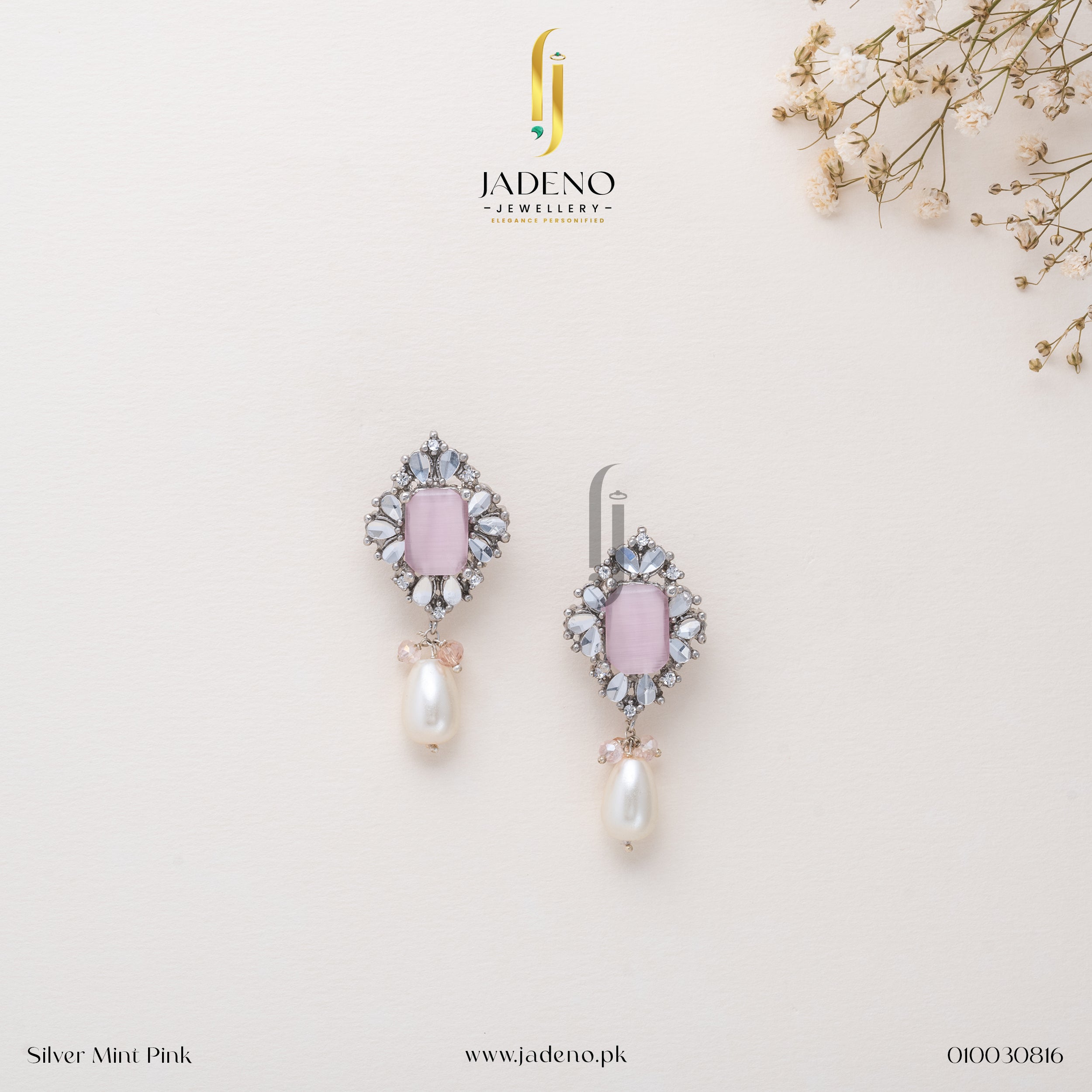 Buy Wondrous Kundan Studs Online in Pakistan | Jadeno.pk
