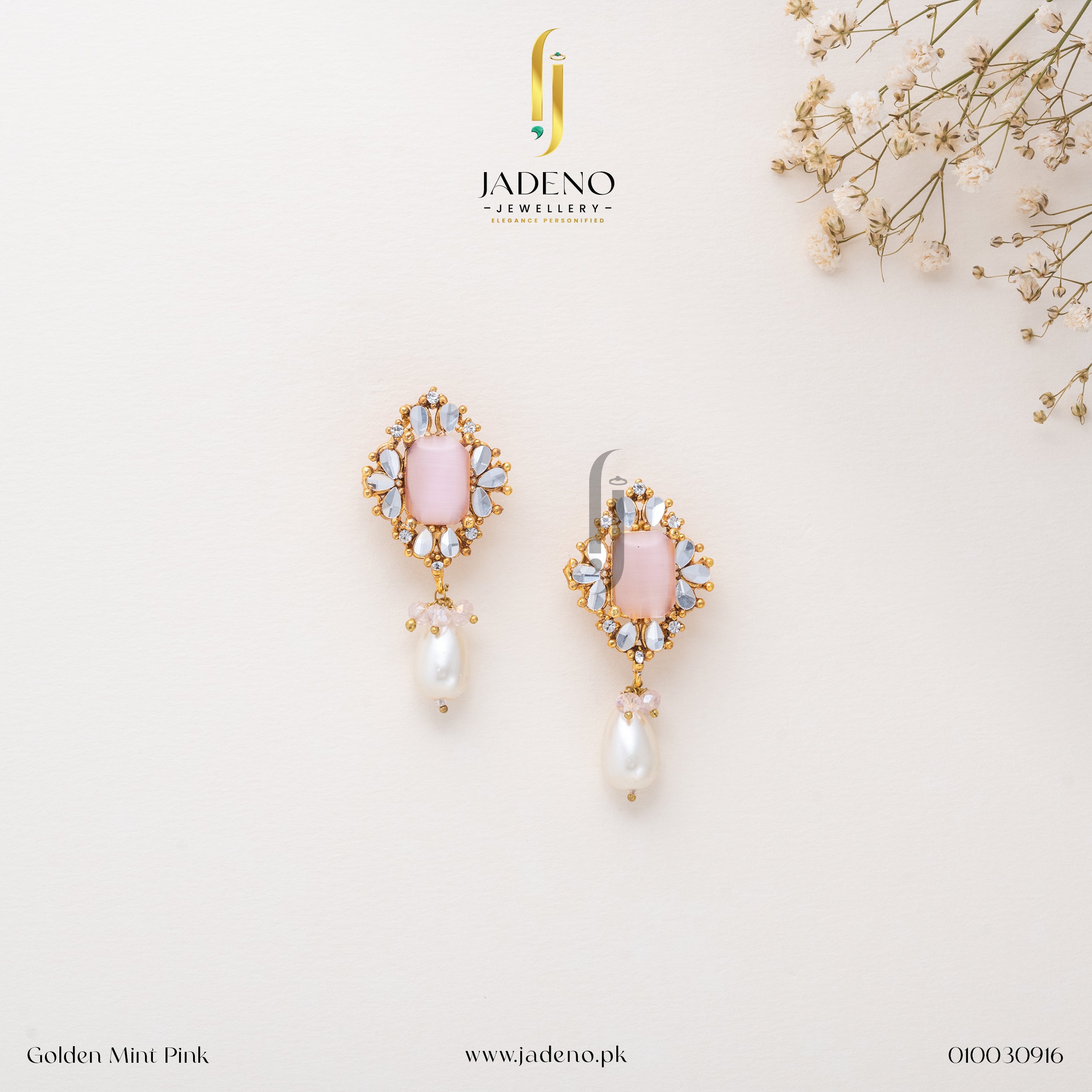 Buy Wondrous Kundan Studs Online in Pakistan | Jadeno.pk