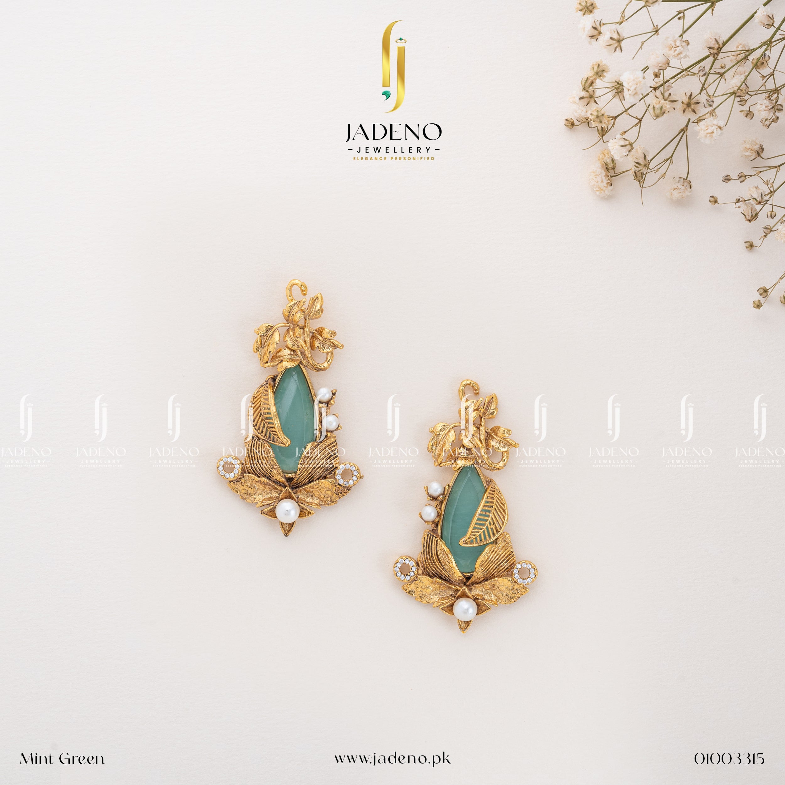 Buy Metalic Egyptian Earrings Studs Online in Pakistan | Jadeno.pk