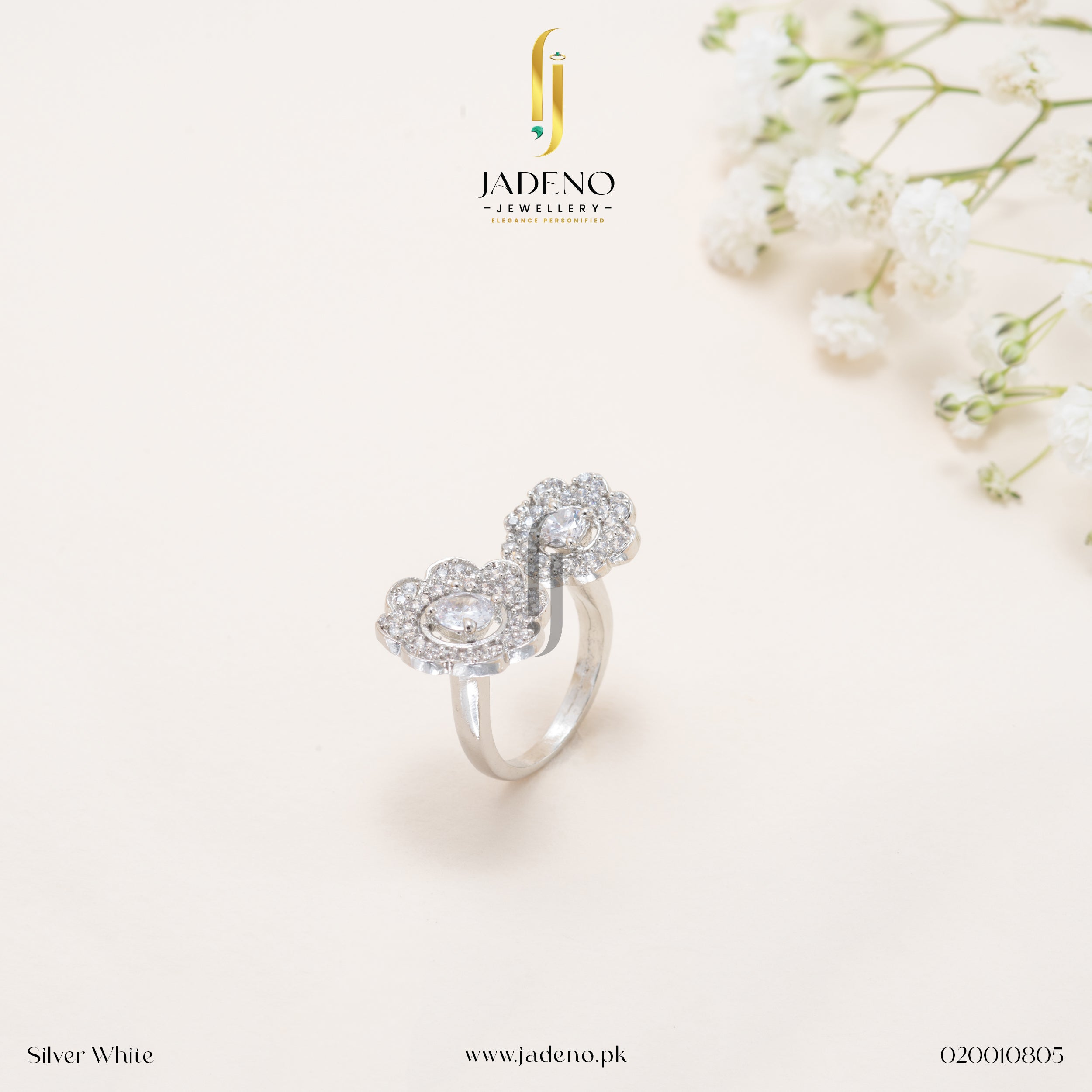 Buy Online Glittering American Diamond Zircon Ring
