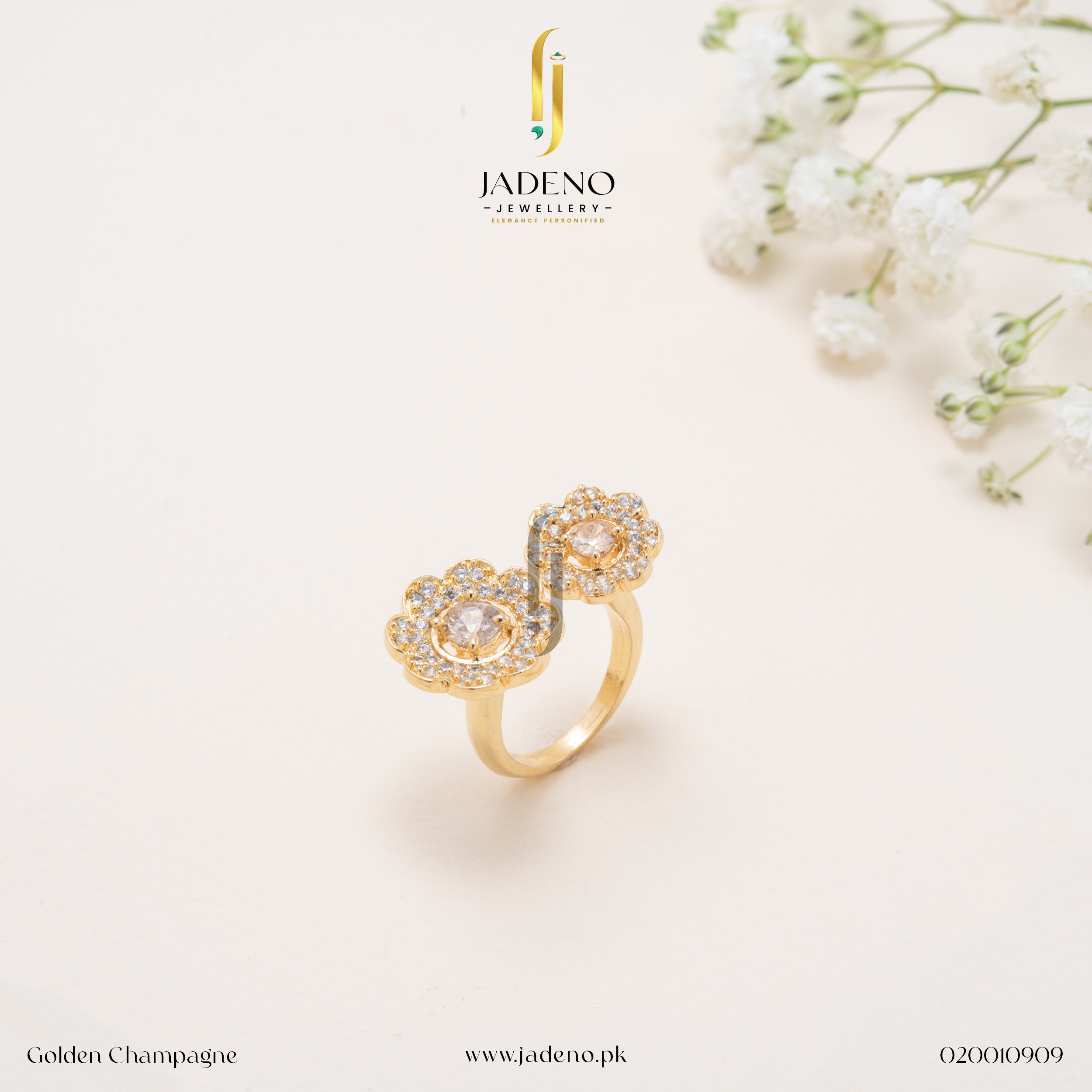Buy Online Glittering American Diamond Zircon Ring