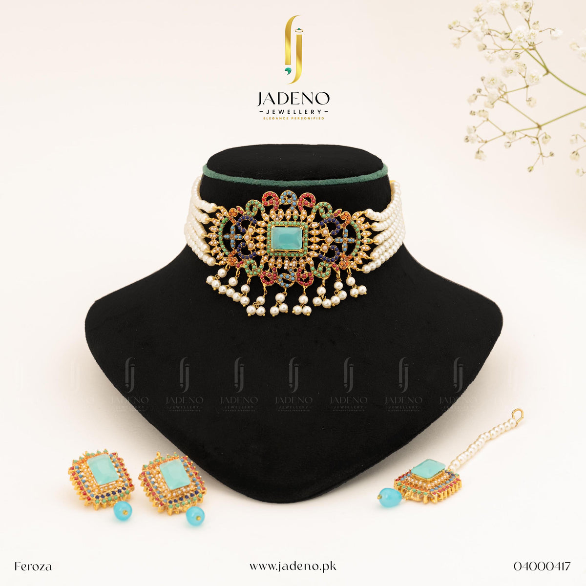 Affordable Artificial Chokers & Choker Necklaces Jadeno.pk