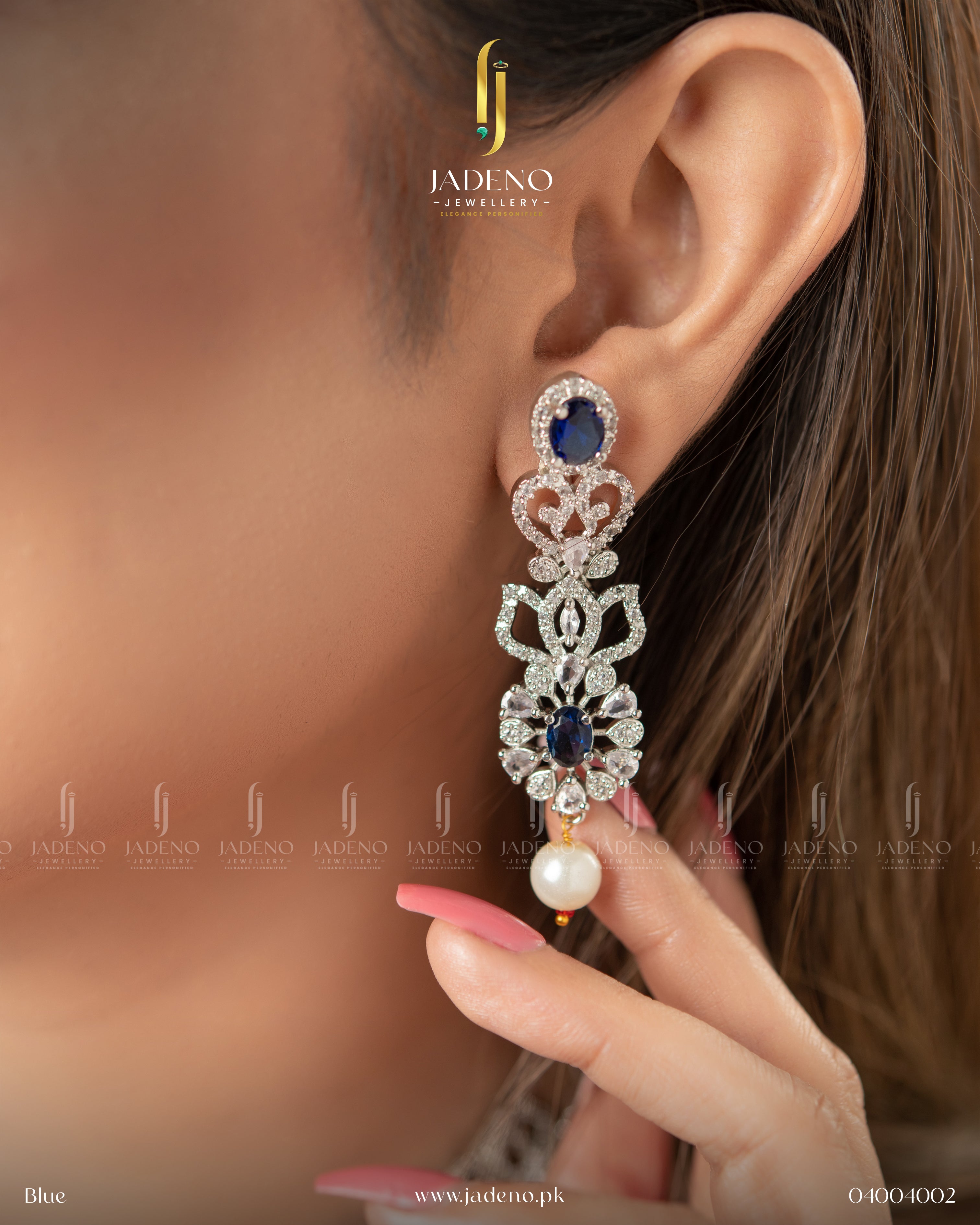 Pure American Diamond Zircon Collar Set