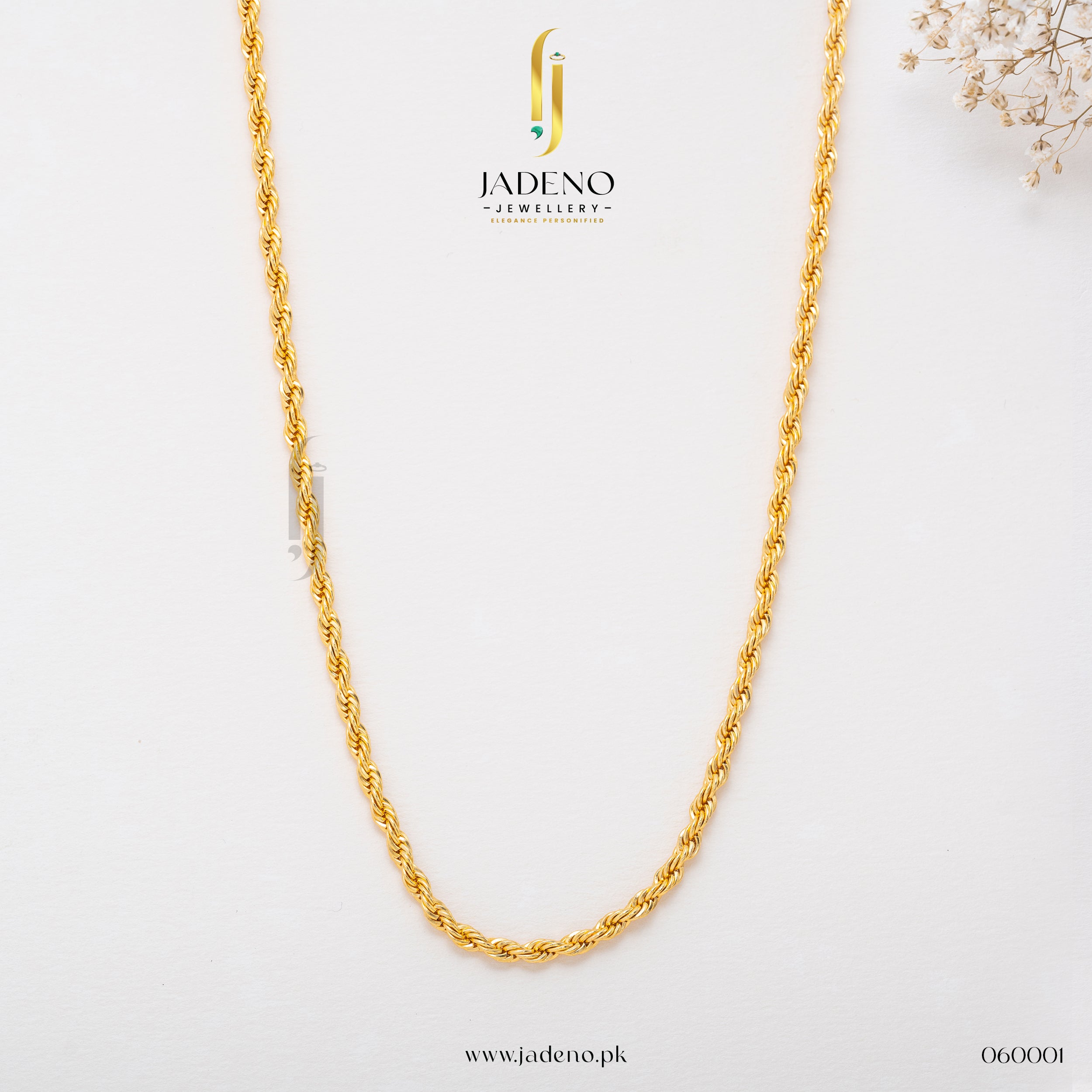 Rocksolid Gold-plated Rope Chain