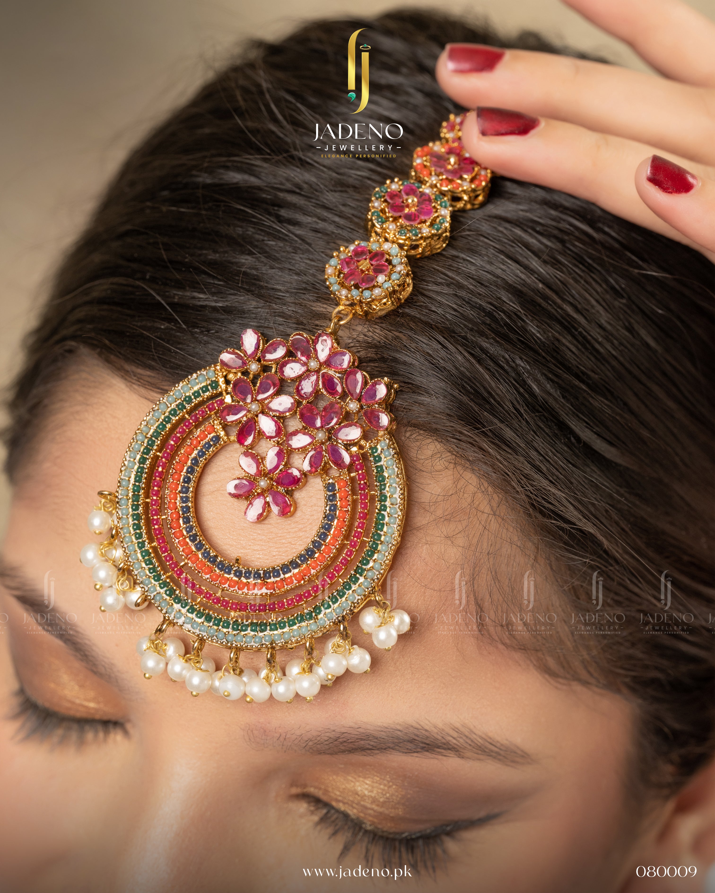 Stunning Party Wear Earrings with Tika
