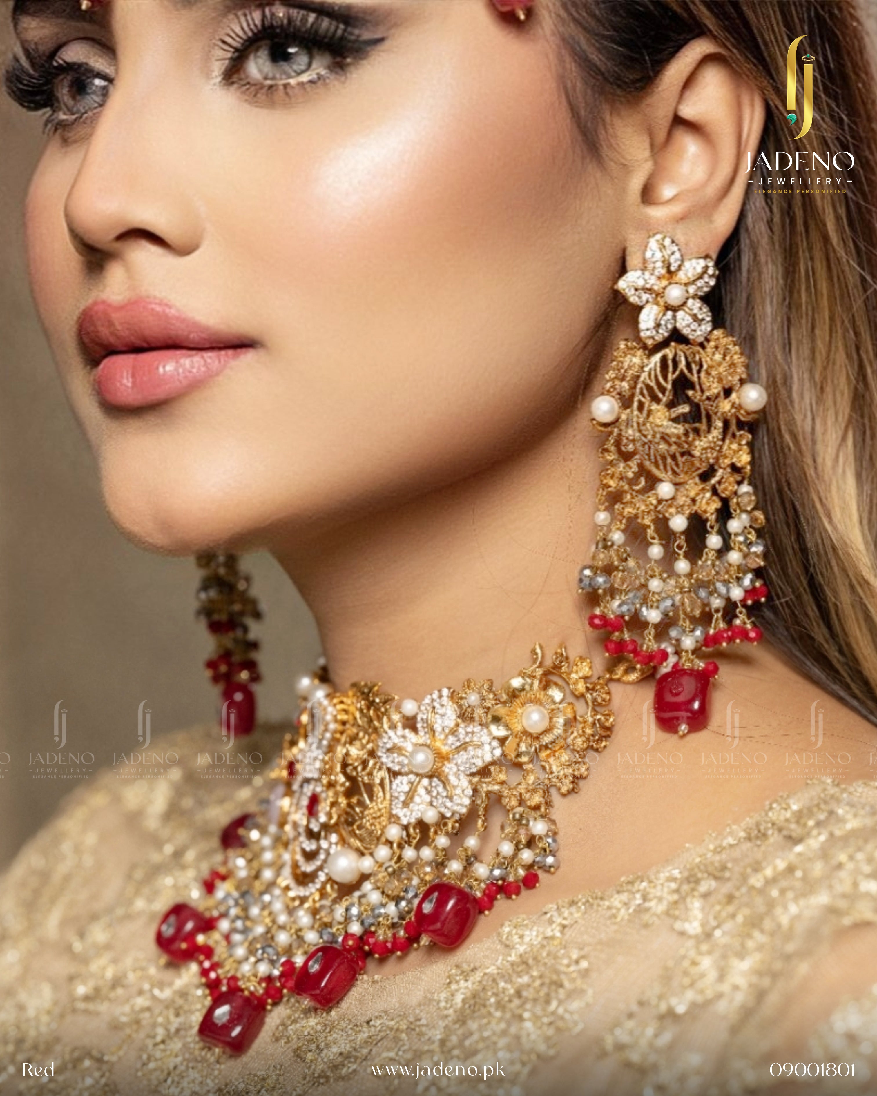 Stylish Handmade Bridal Set