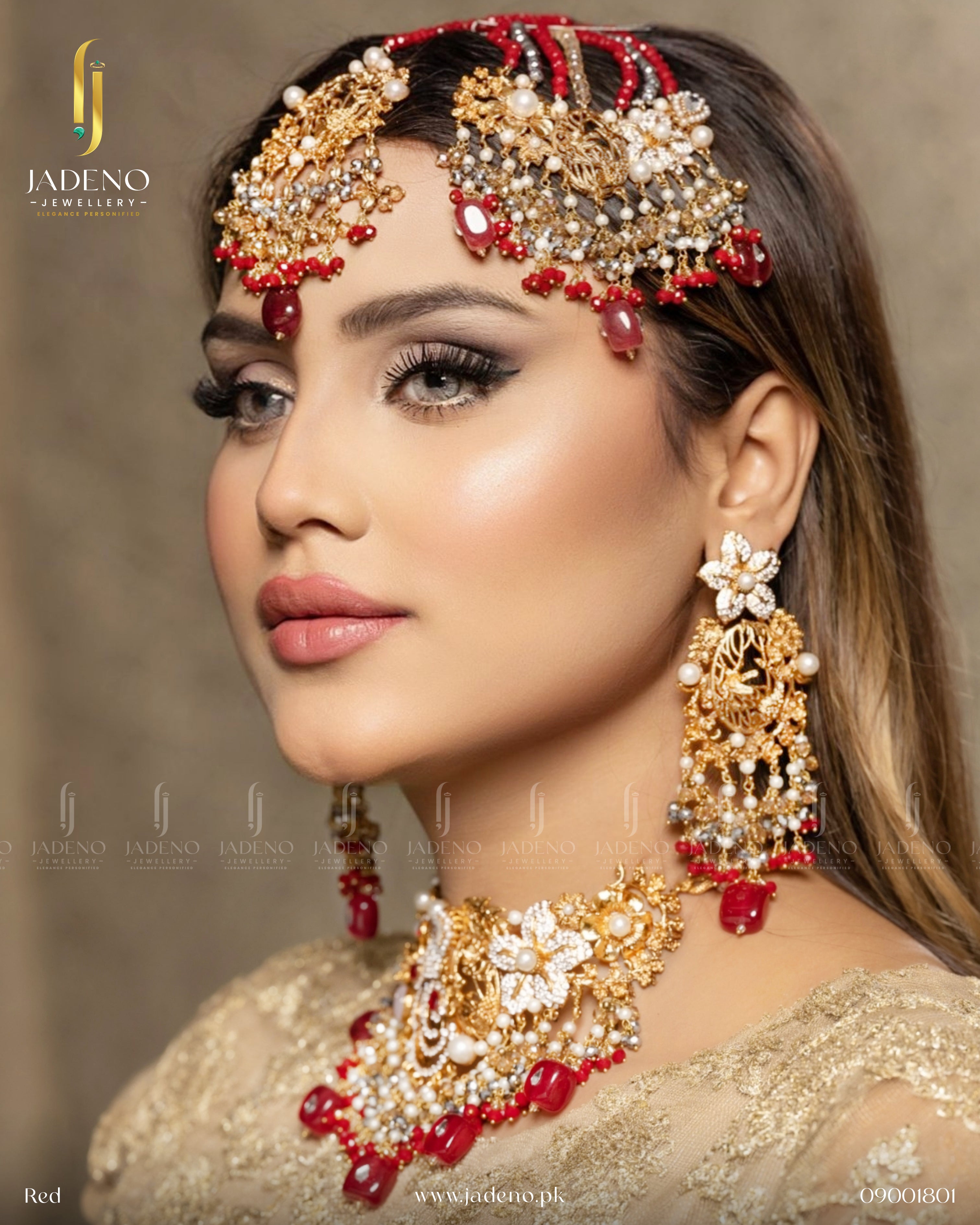 Stylish Handmade Bridal Set