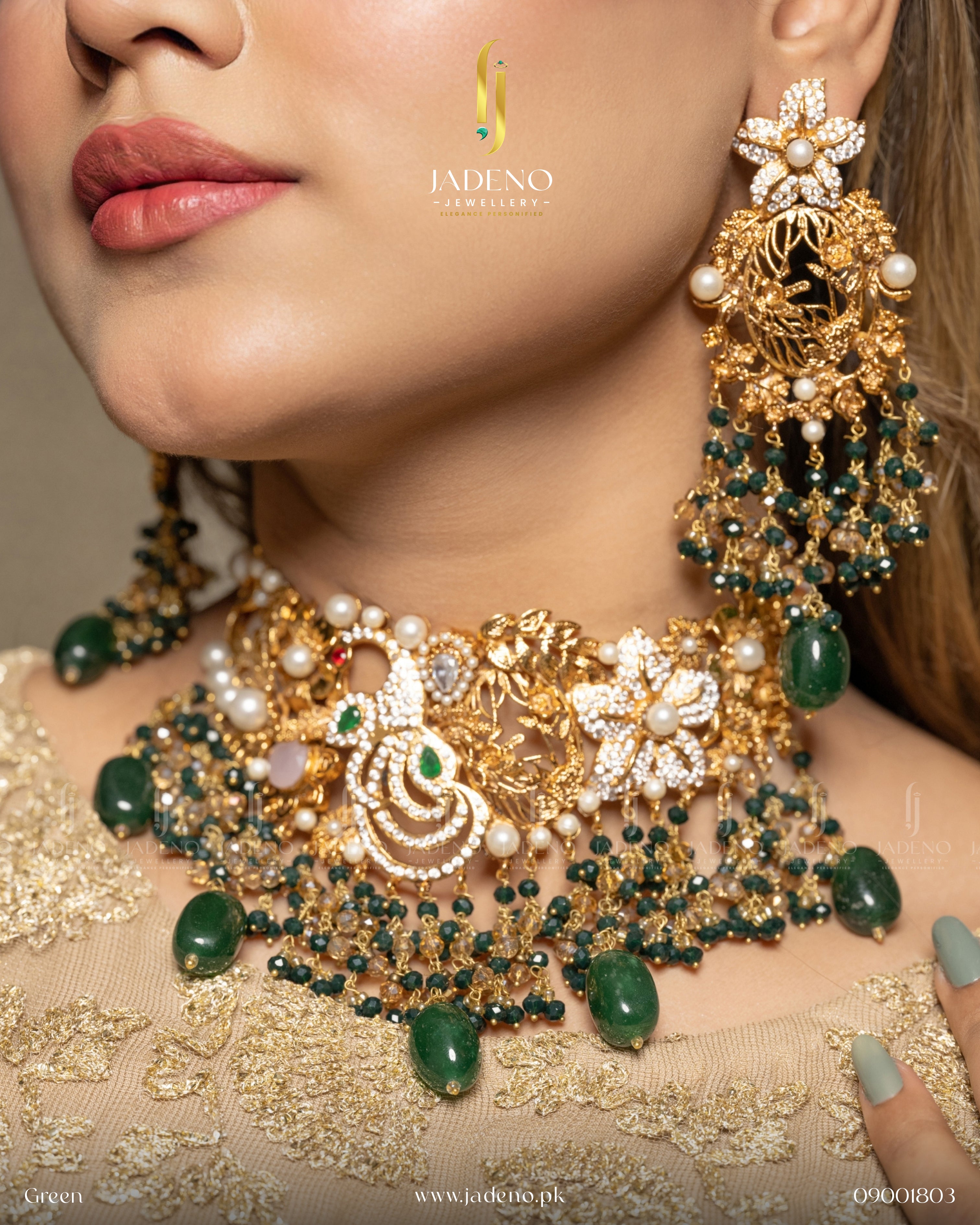 Stylish Handmade Bridal Set