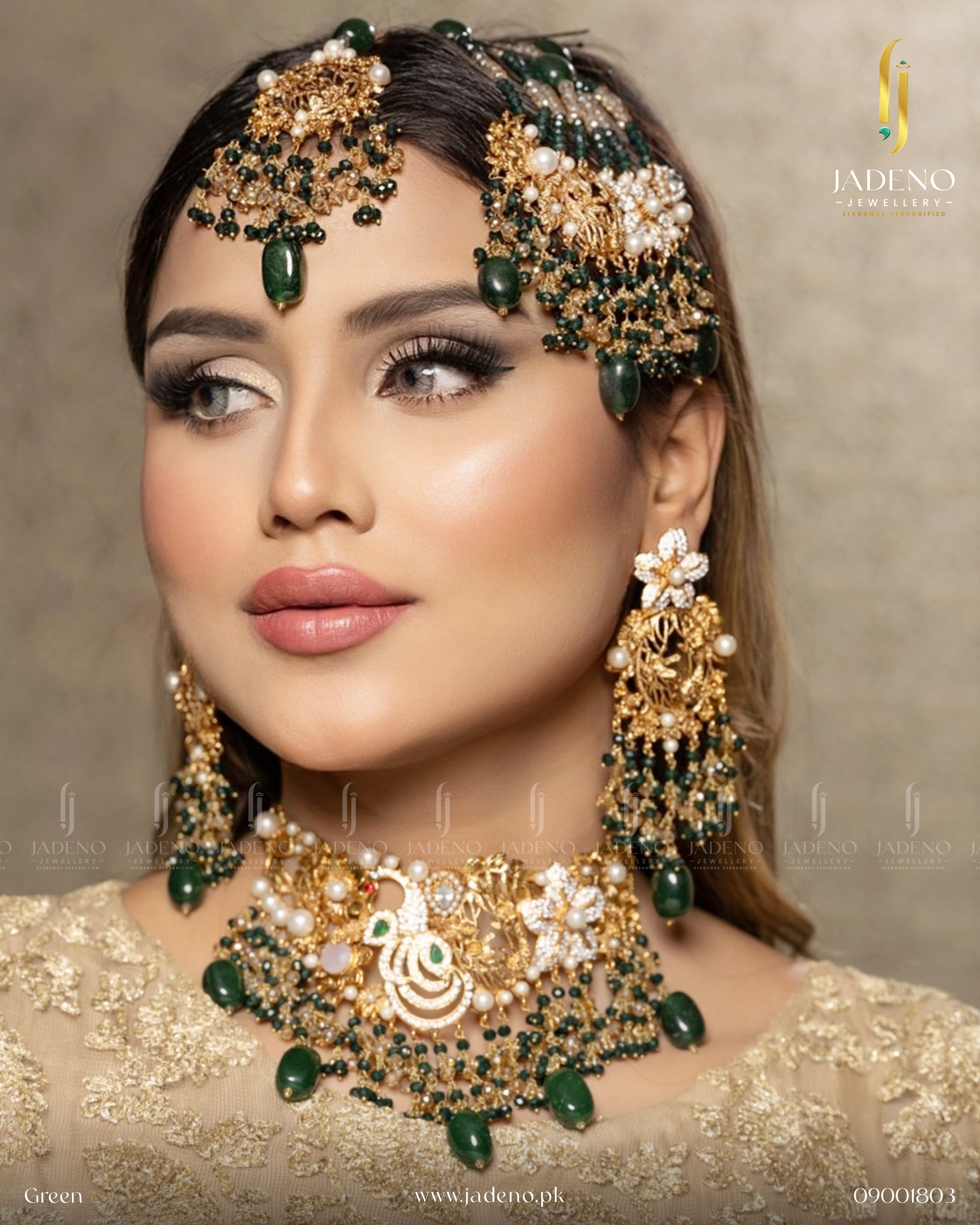 Stylish Handmade Bridal Set