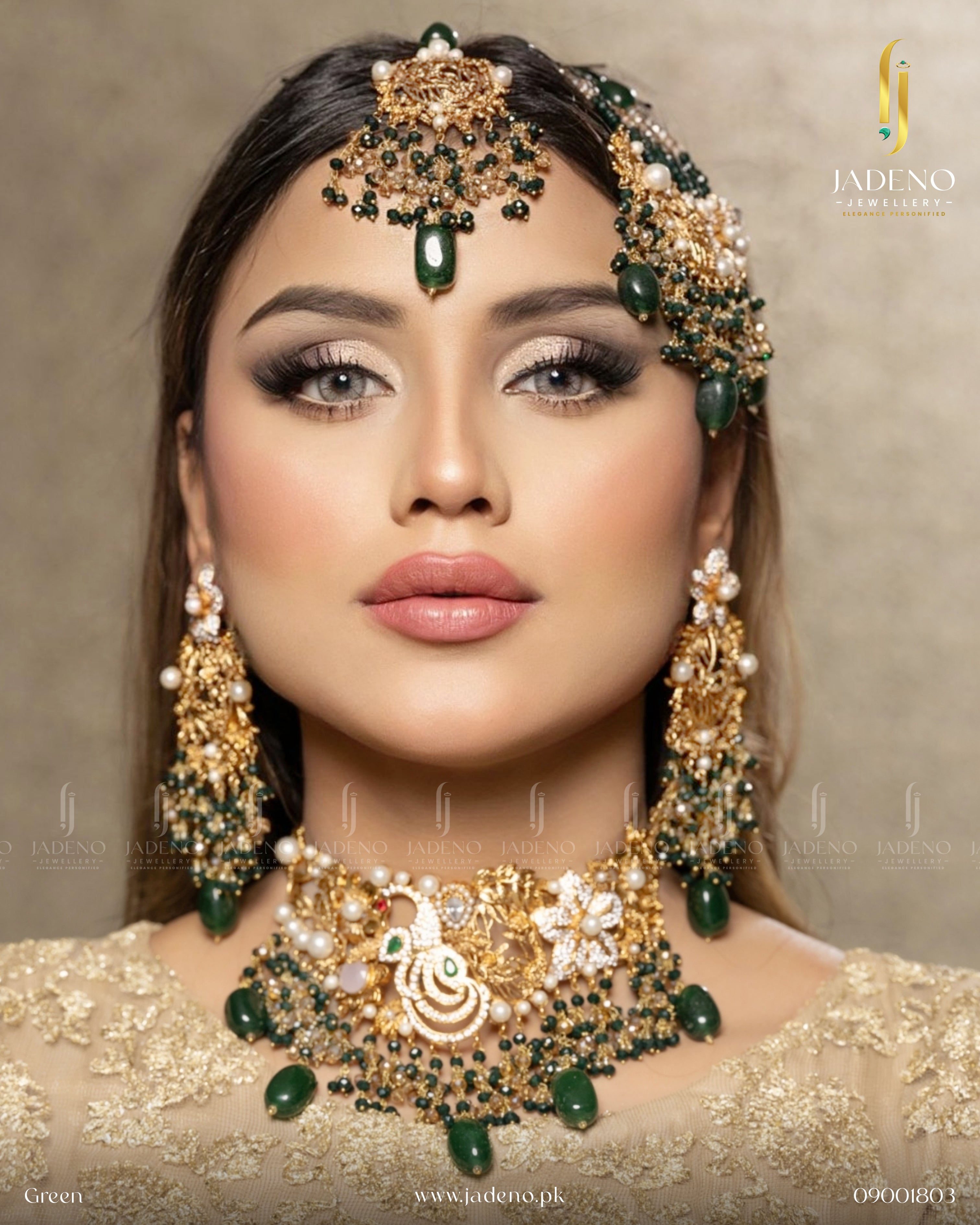 Stylish Handmade Bridal Set